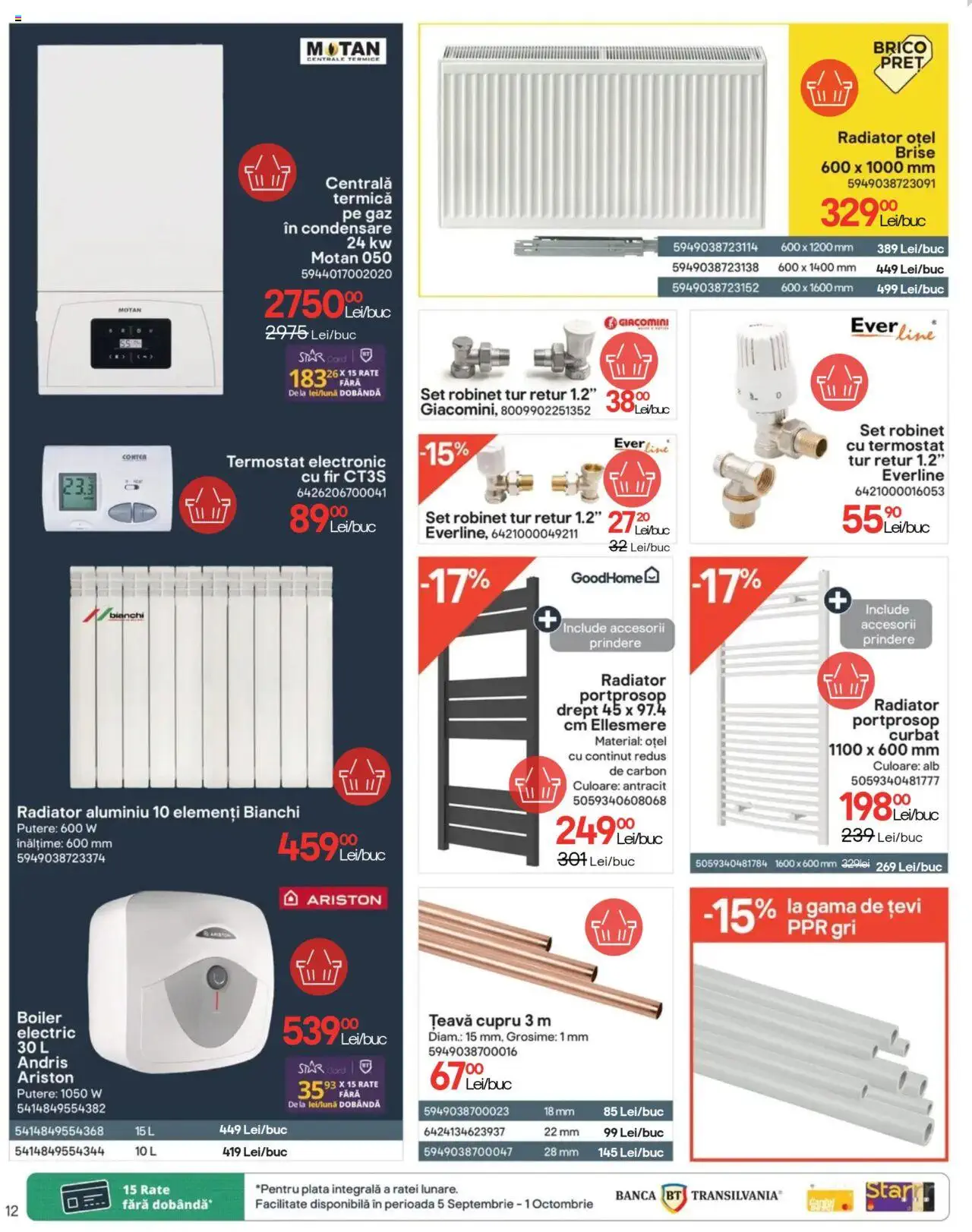 Catalog Brico Depot 5 Septembrie - 1 Octombrie 2024 | Pagina 12