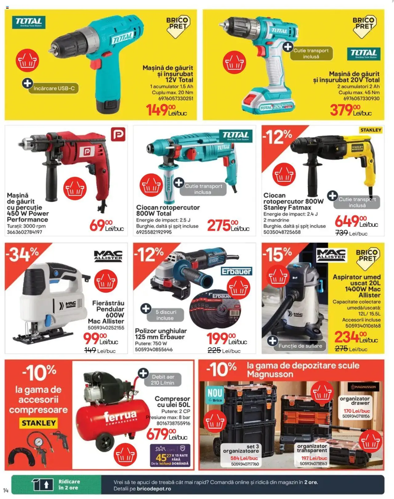 Catalog Brico Depot 5 Septembrie - 1 Octombrie 2024 | Pagina 14