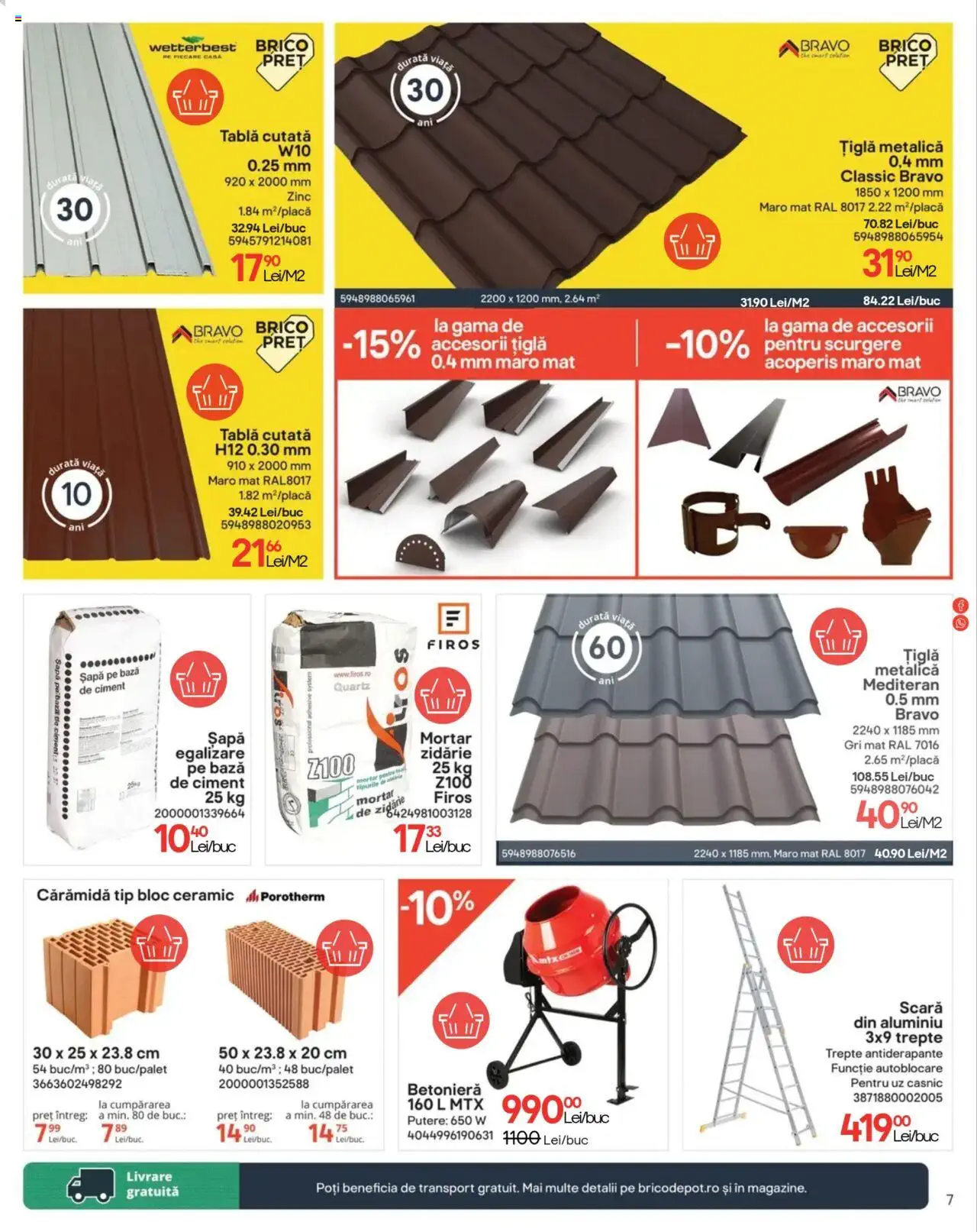 Catalog Brico Depot 5 Septembrie - 1 Octombrie 2024 | Pagina 7