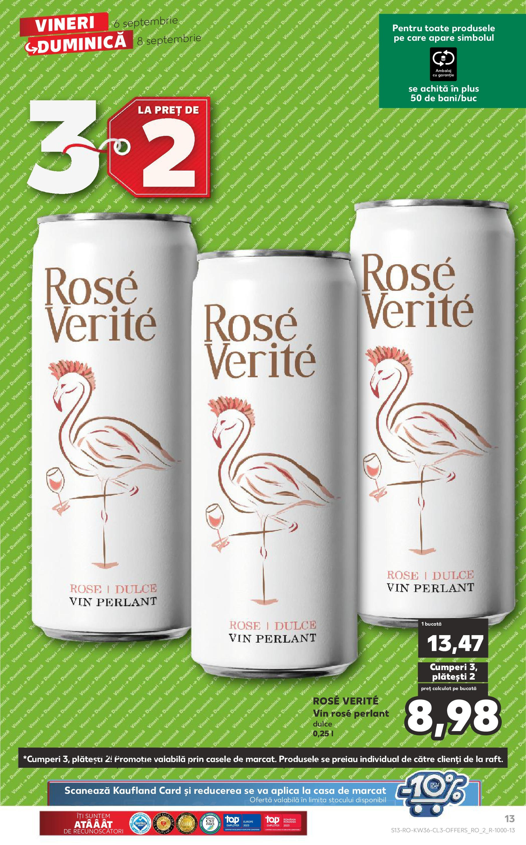 Catalog Kaufland 6 - 8 Septembrie 2024 | Pagina 13