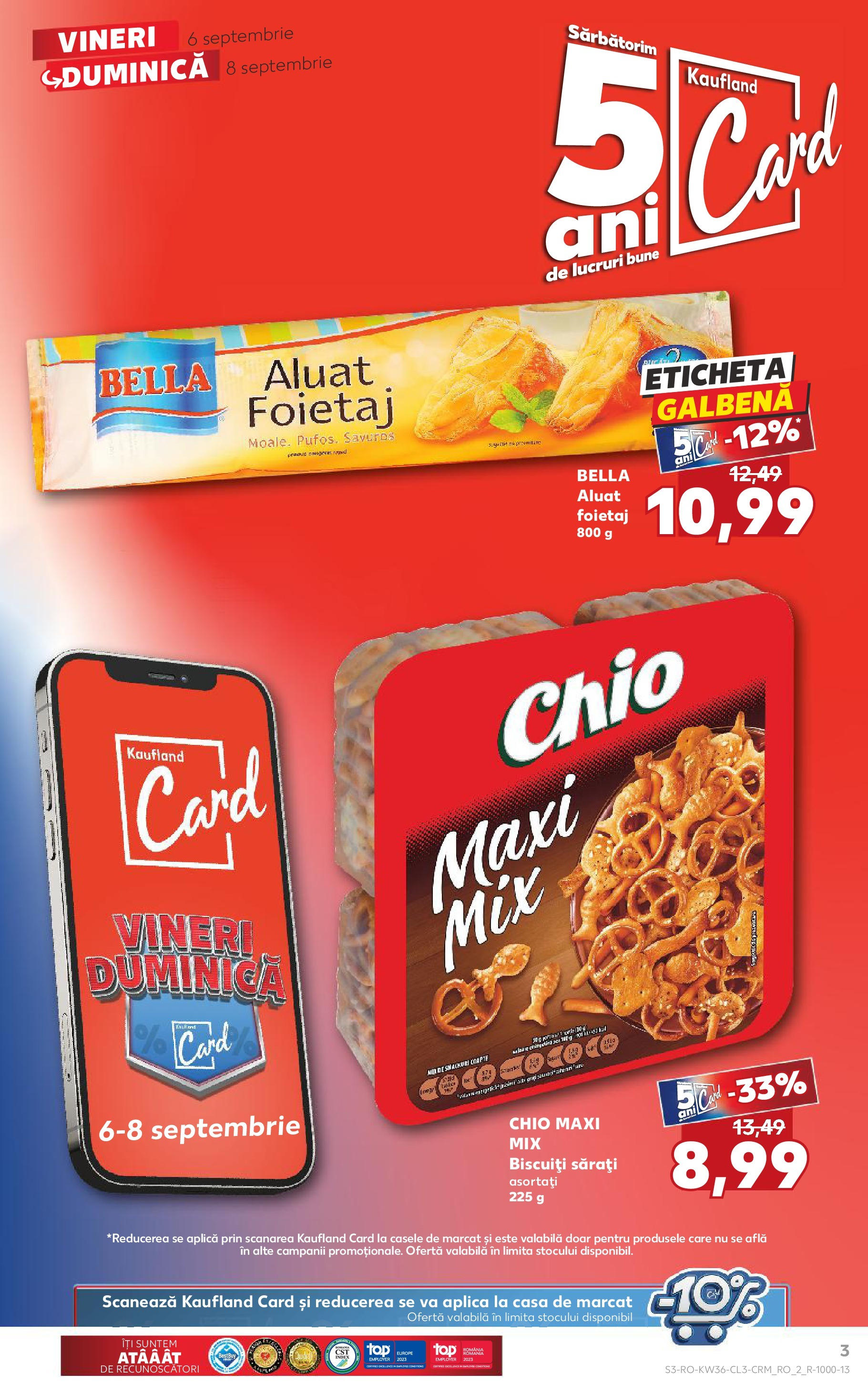 Catalog Kaufland 6 - 8 Septembrie 2024 | Pagina 3