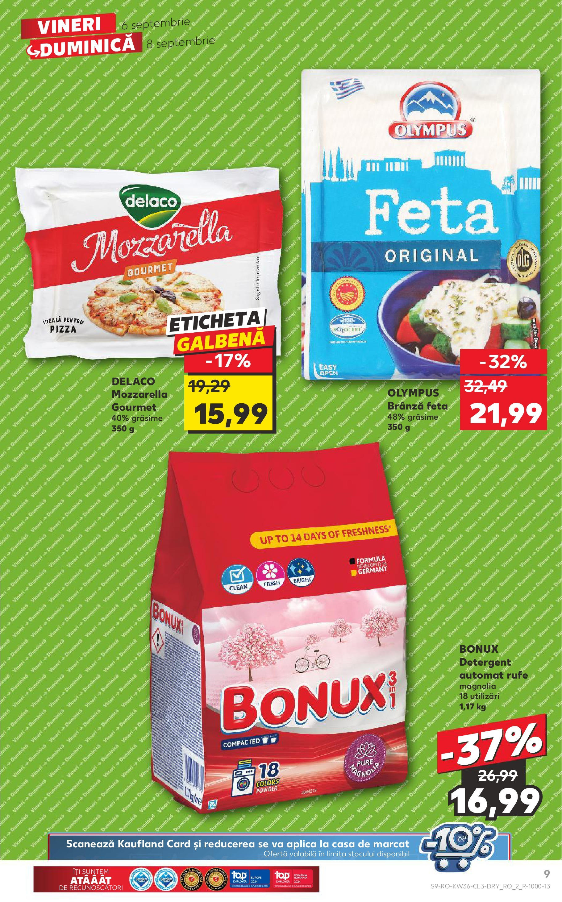 Catalog Kaufland 6 - 8 Septembrie 2024 | Pagina 9