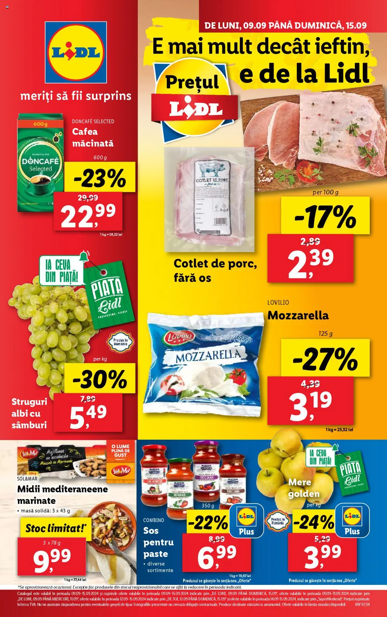Catalog LIDL 9 - 15 Septembrie 2024 | Pagina 1