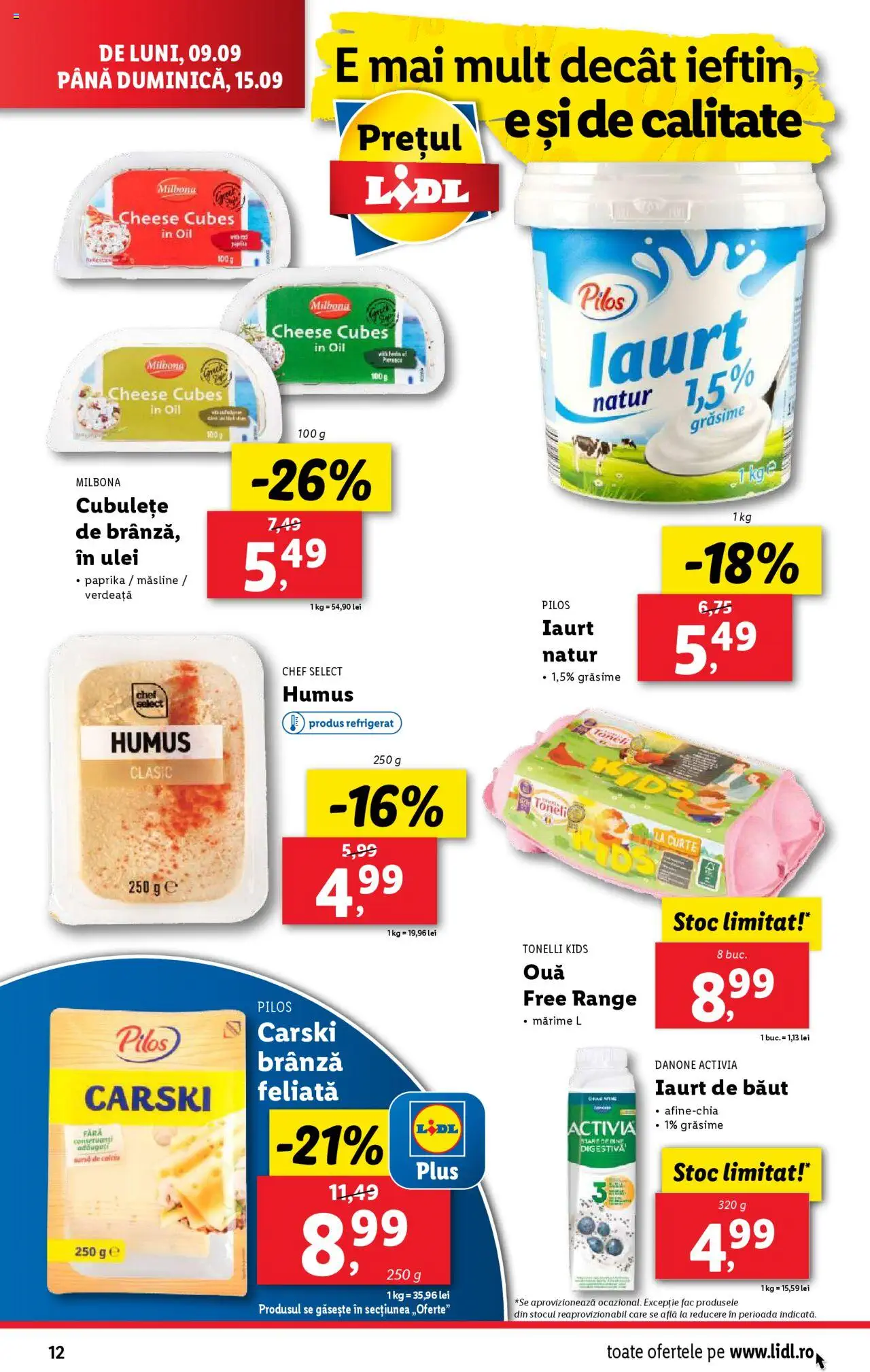 Catalog LIDL 9 - 15 Septembrie 2024 | Pagina 12