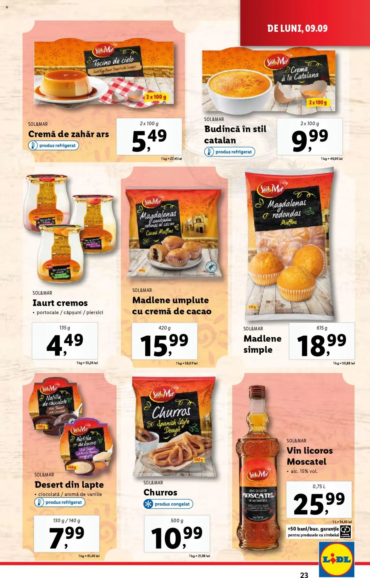 Catalog LIDL 9 - 15 Septembrie 2024 | Pagina 23