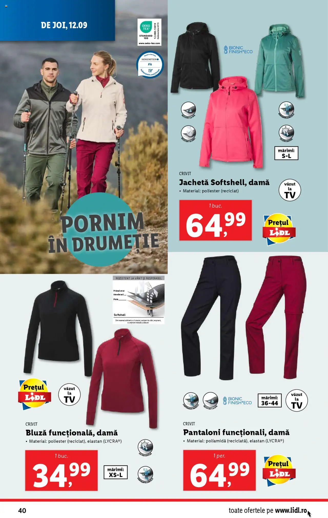 Catalog LIDL 9 - 15 Septembrie 2024 | Pagina 40