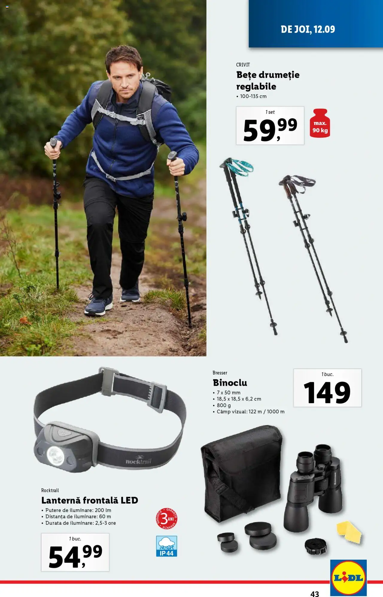 Catalog LIDL 9 - 15 Septembrie 2024 | Pagina 43