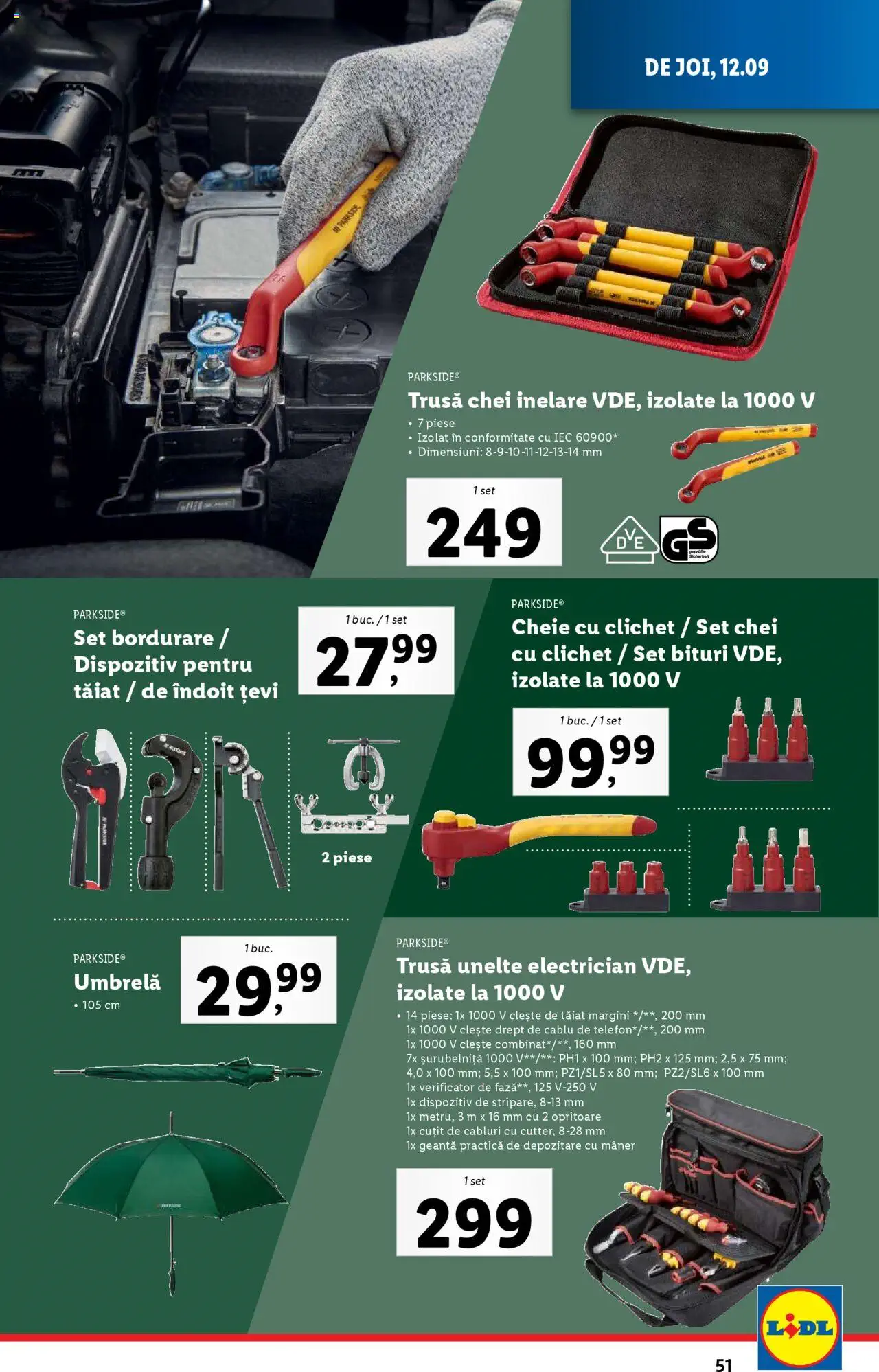 Catalog LIDL 9 - 15 Septembrie 2024 | Pagina 51