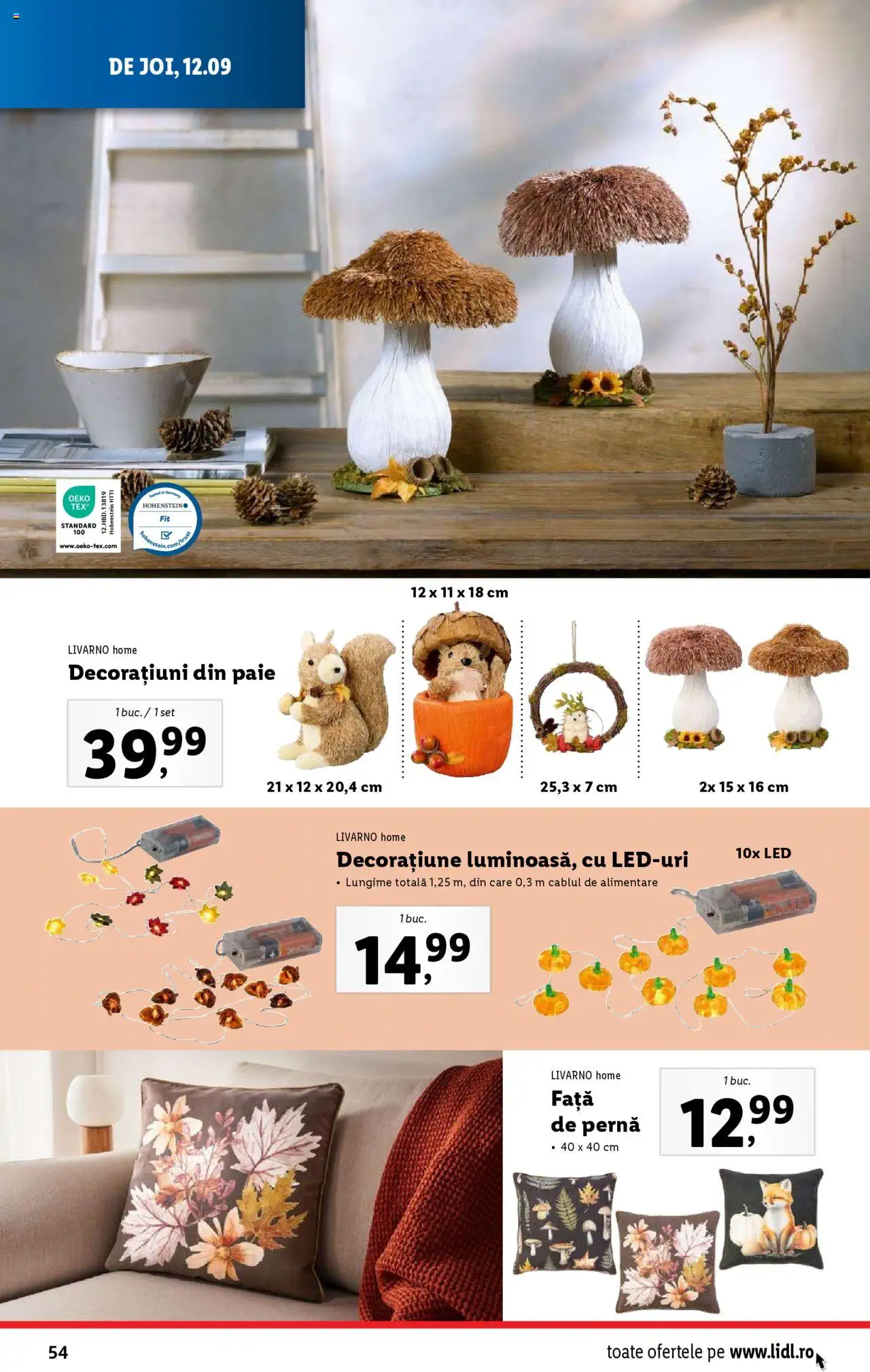 Catalog LIDL 9 - 15 Septembrie 2024 | Pagina 54