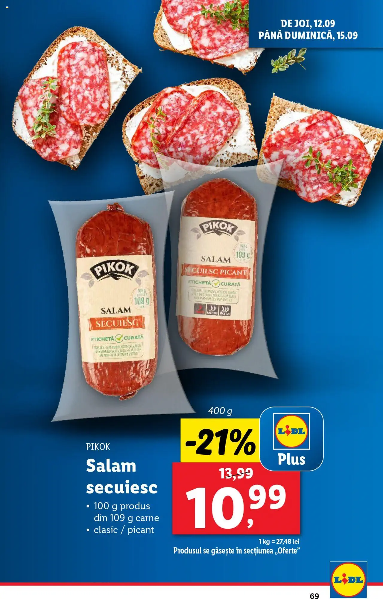 Catalog LIDL 9 - 15 Septembrie 2024 | Pagina 69