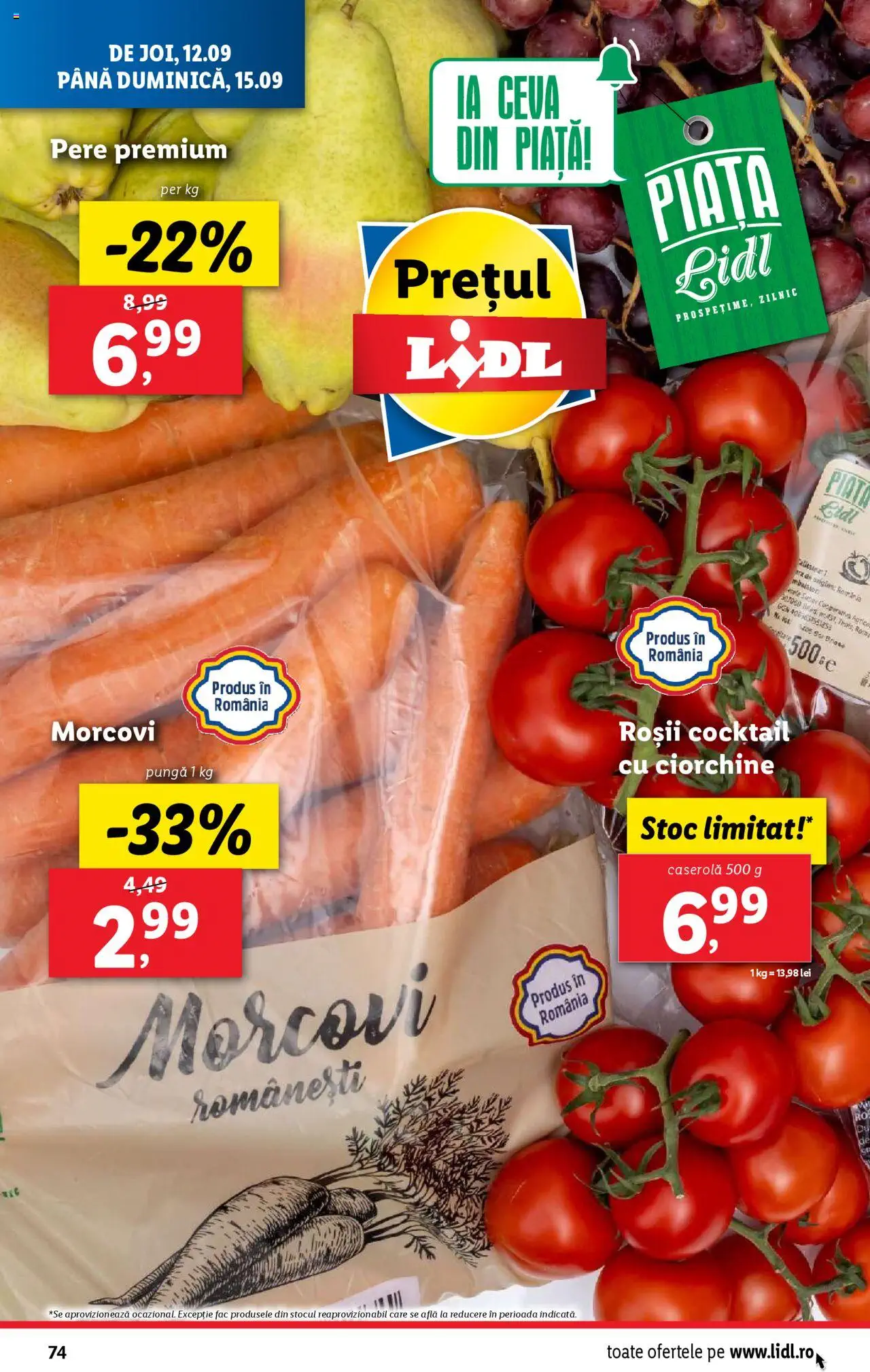 Catalog LIDL 9 - 15 Septembrie 2024 | Pagina 74