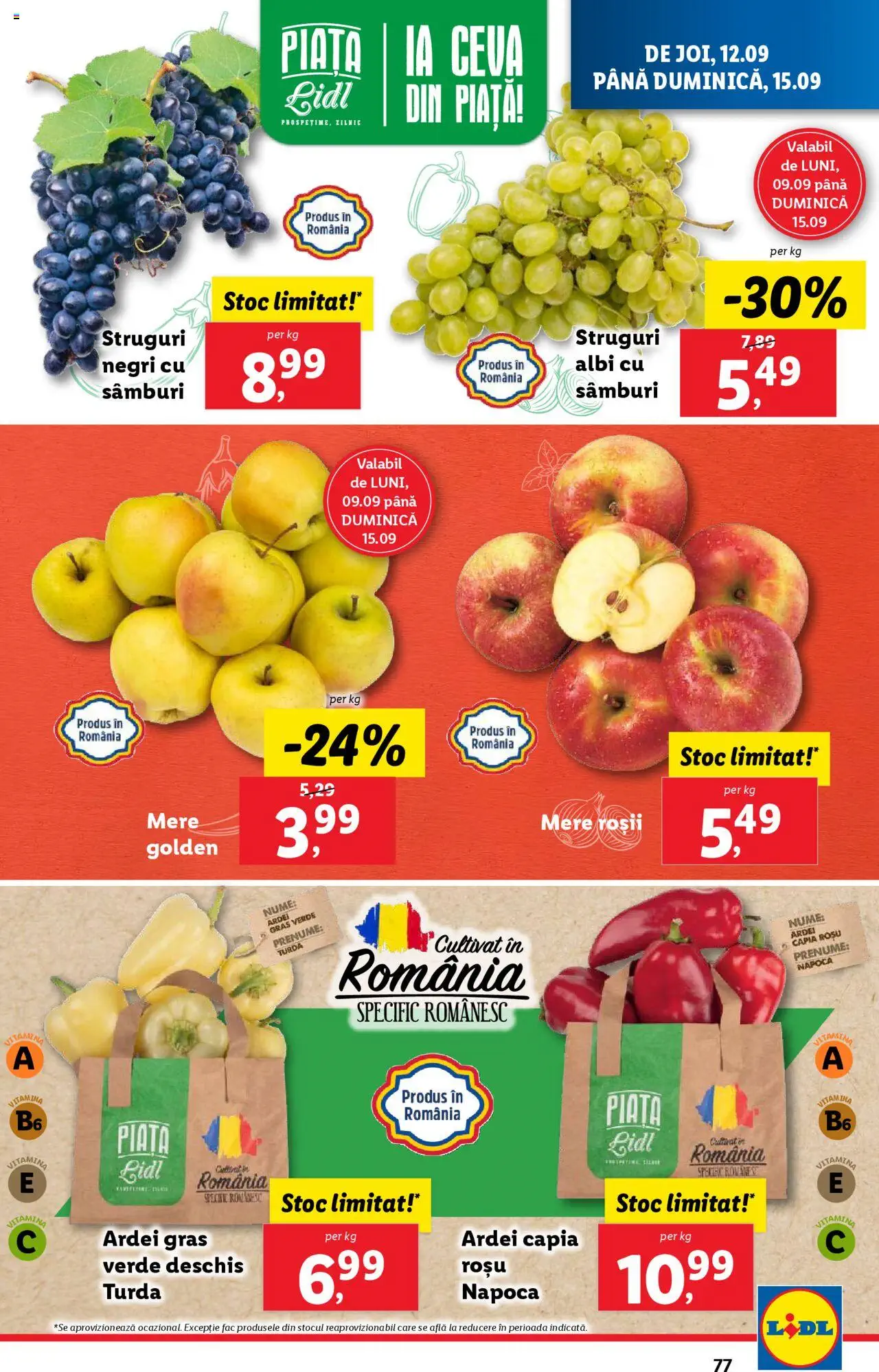 Catalog LIDL 9 - 15 Septembrie 2024 | Pagina 77