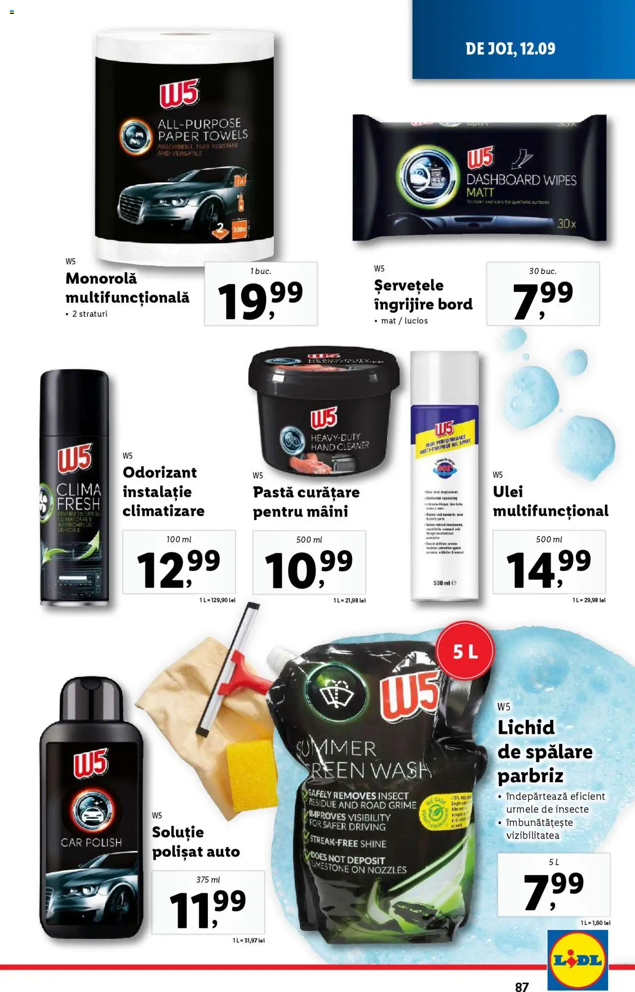 Catalog LIDL 9 - 15 Septembrie 2024 | Pagina 87