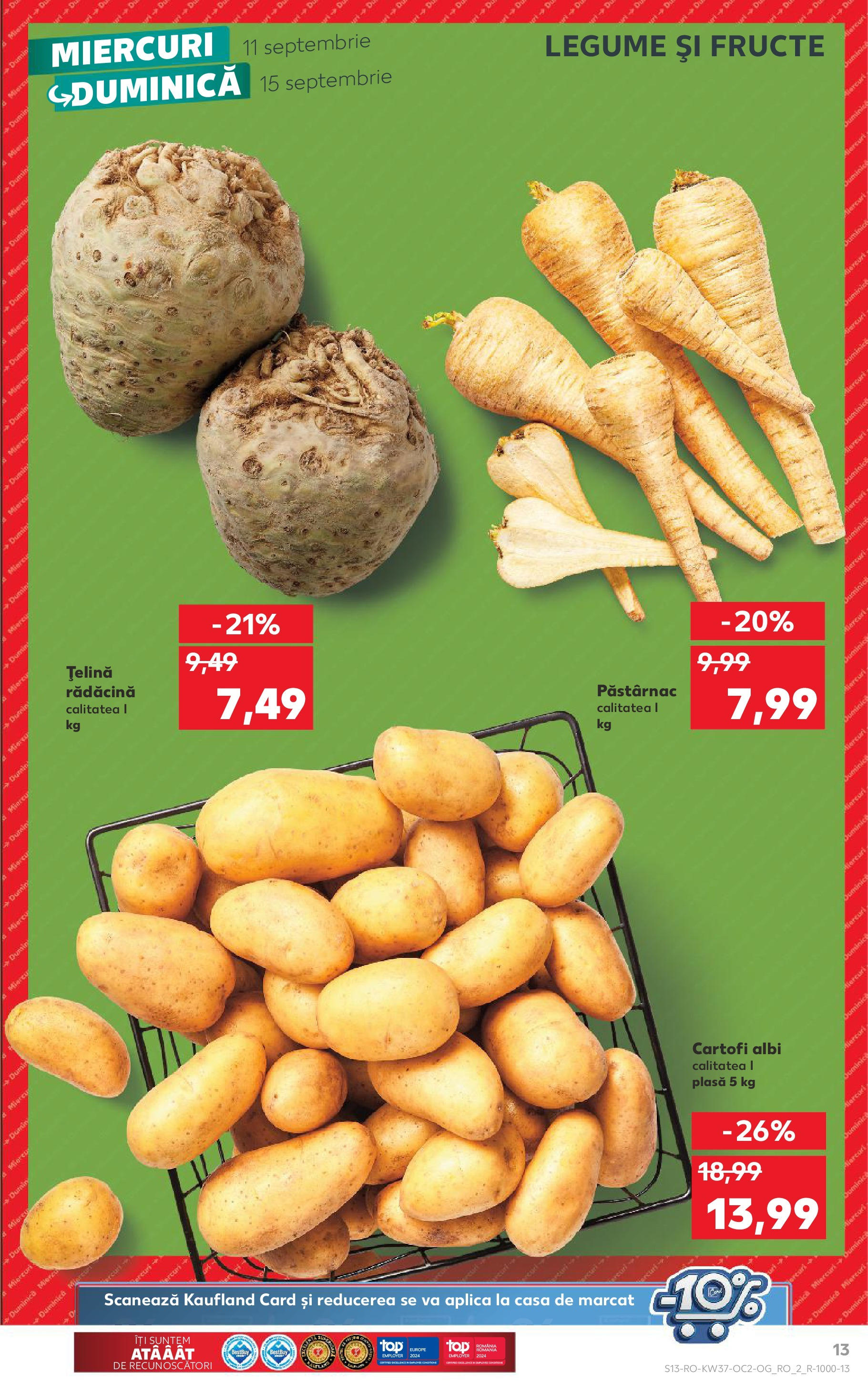 Catalog Kaufland 11 - 17 Septembrie 2024 | Pagina 13