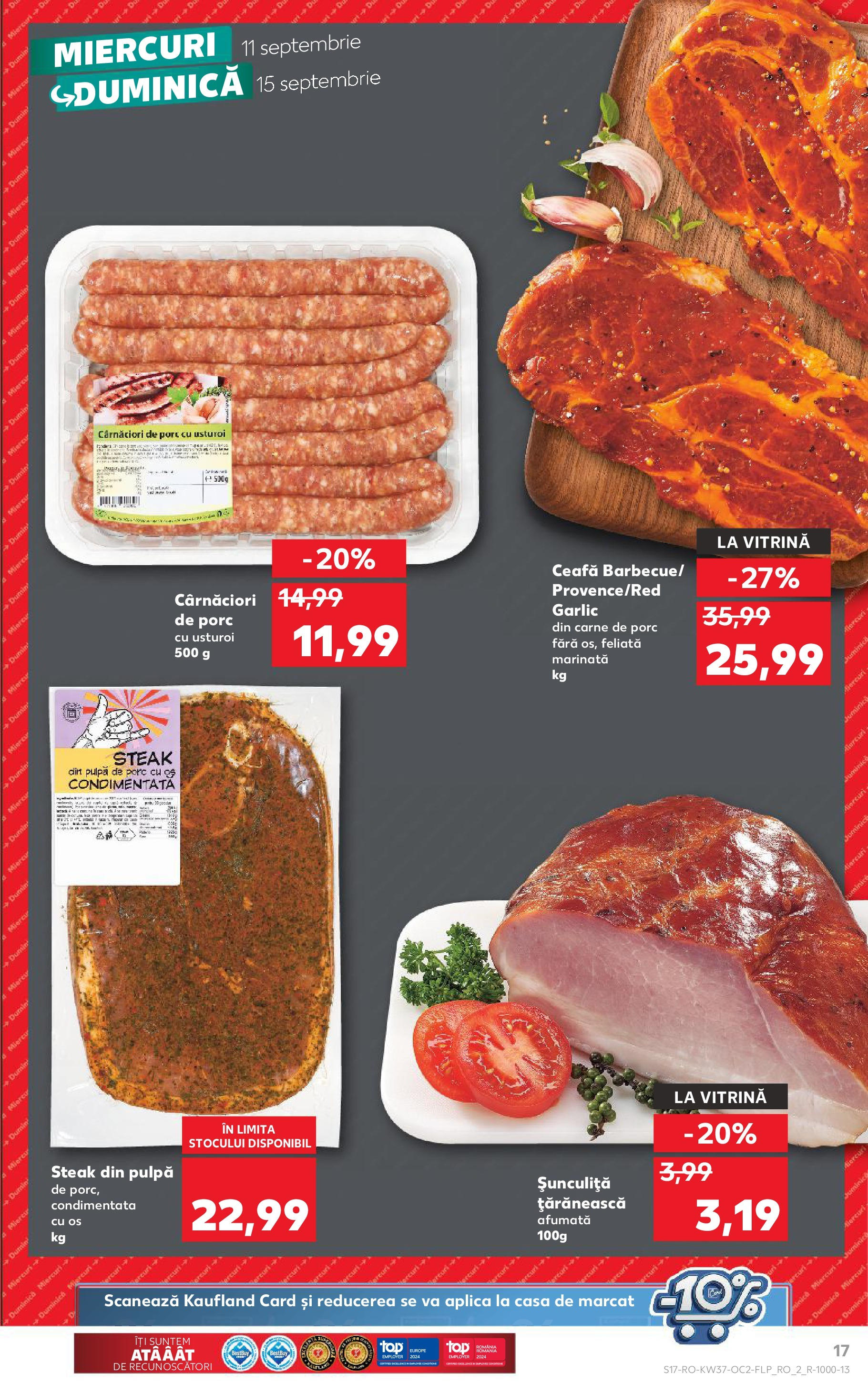 Catalog Kaufland 11 - 17 Septembrie 2024 | Pagina 17