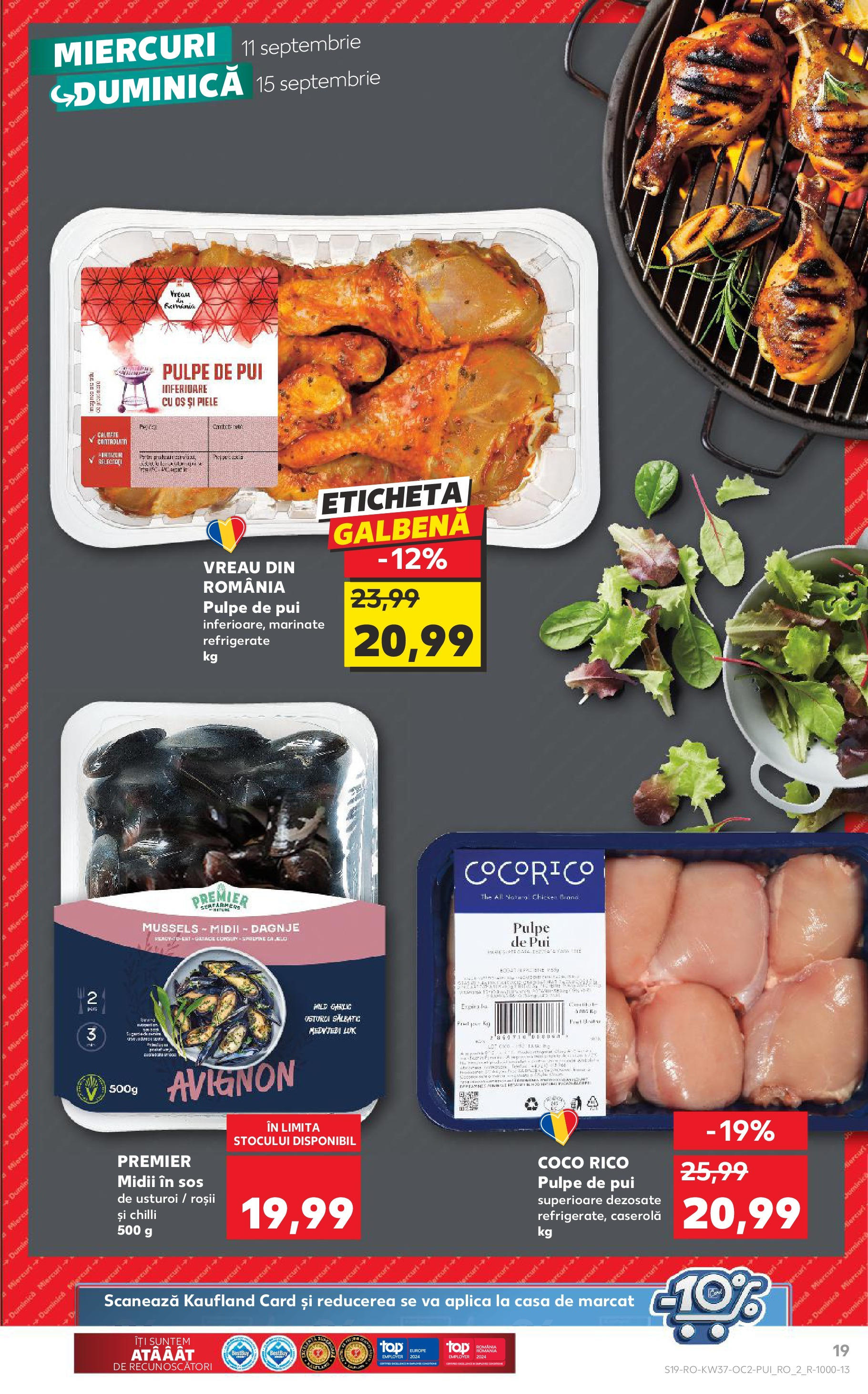 Catalog Kaufland 11 - 17 Septembrie 2024 | Pagina 19