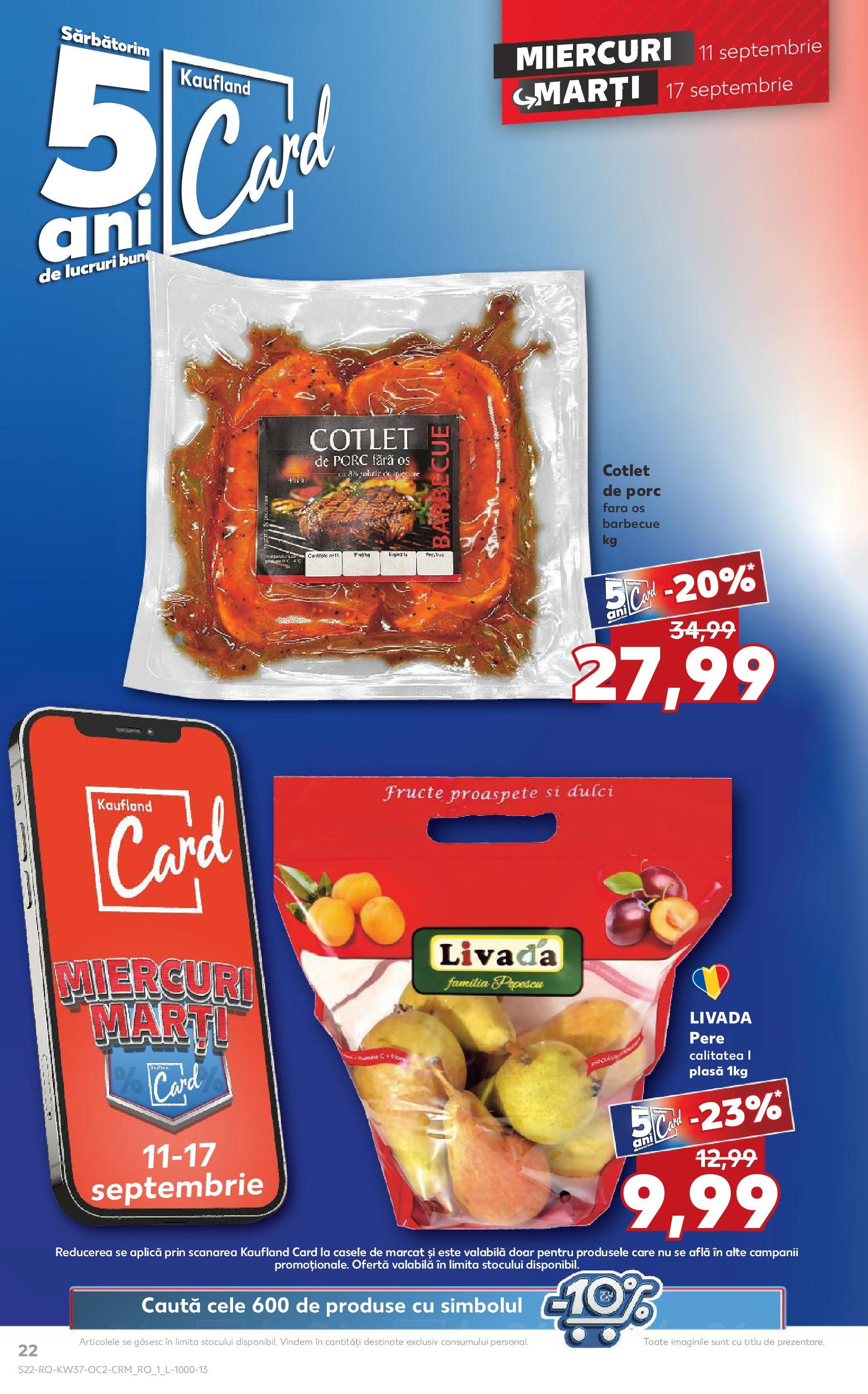 Catalog Kaufland 11 - 17 Septembrie 2024 | Pagina 22