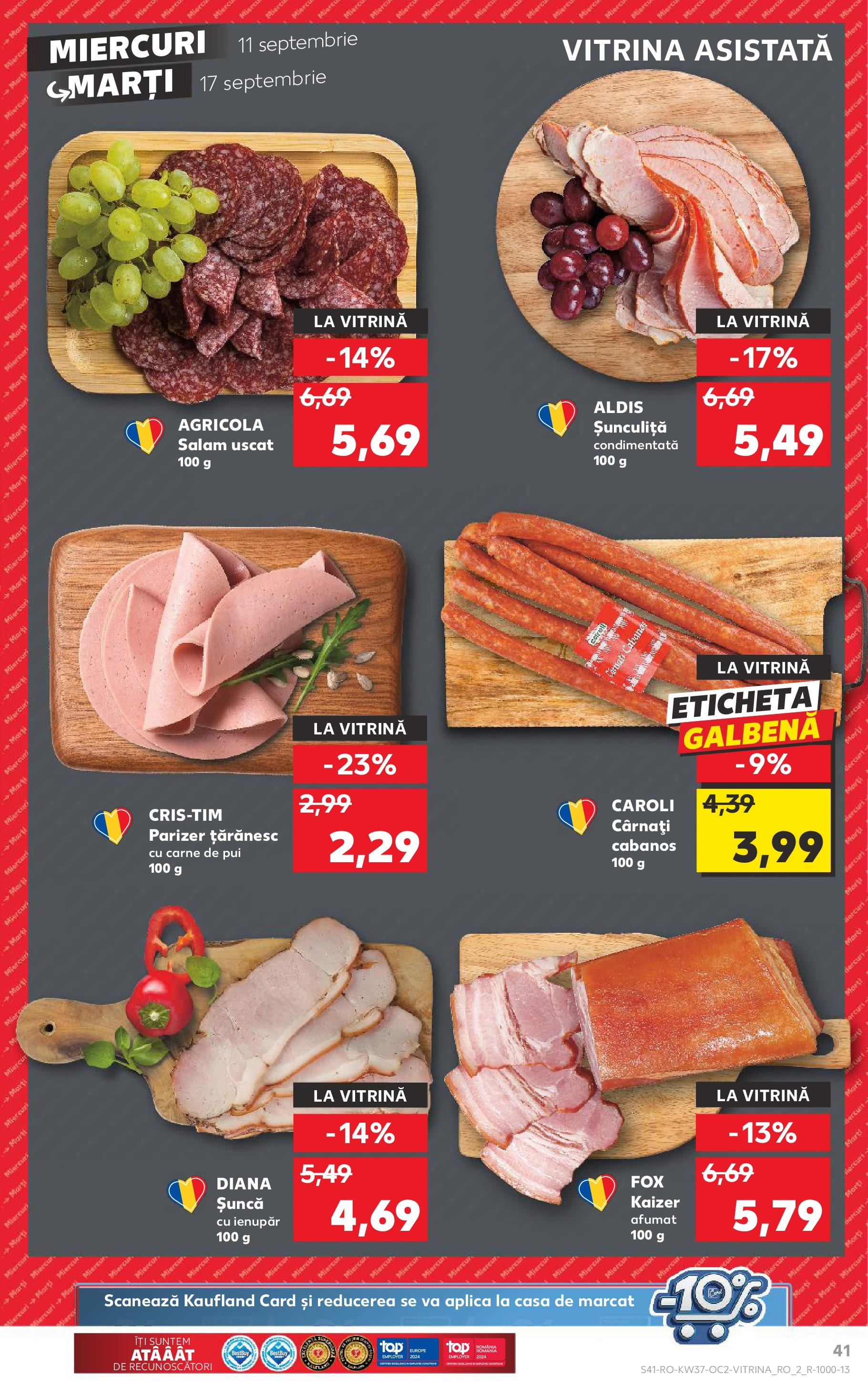 Catalog Kaufland 11 - 17 Septembrie 2024 | Pagina 41