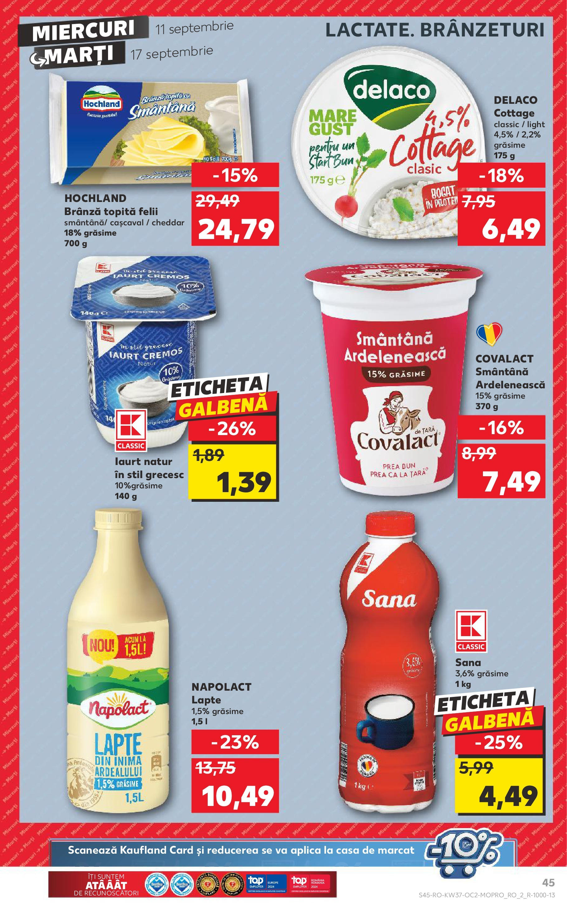 Catalog Kaufland 11 - 17 Septembrie 2024 | Pagina 45