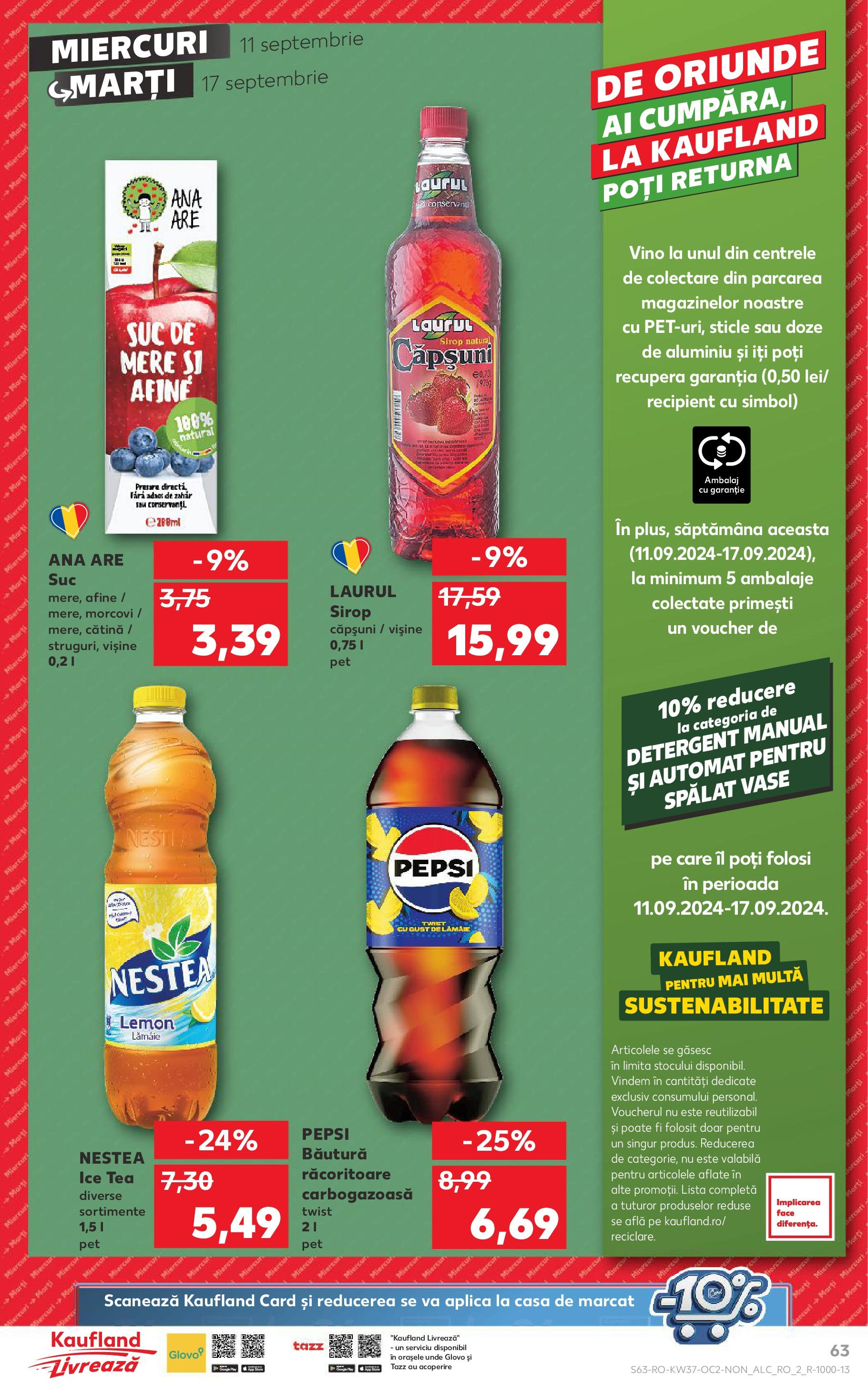 Catalog Kaufland 11 - 17 Septembrie 2024 | Pagina 63