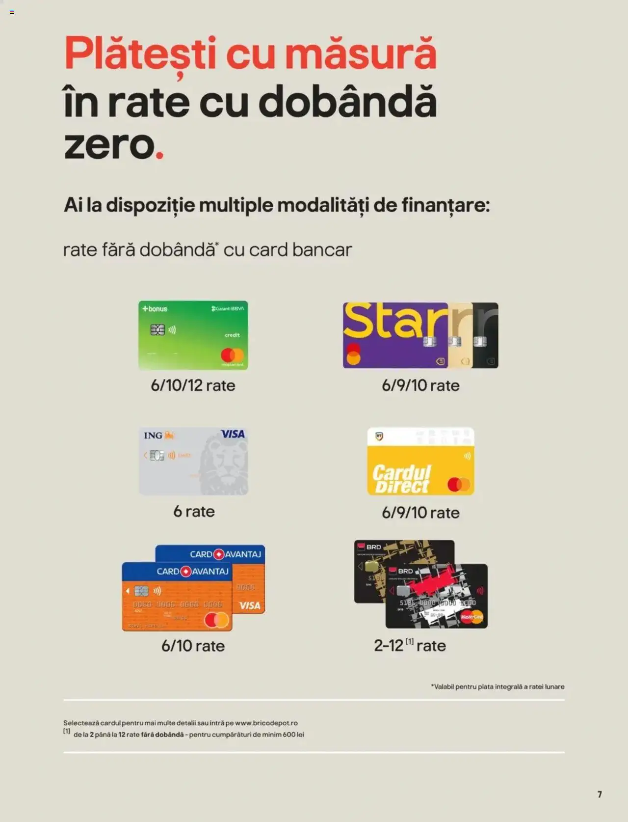 Catalog Brico Depot 15 August - 15 Septembrie 2024 | Pagina 7