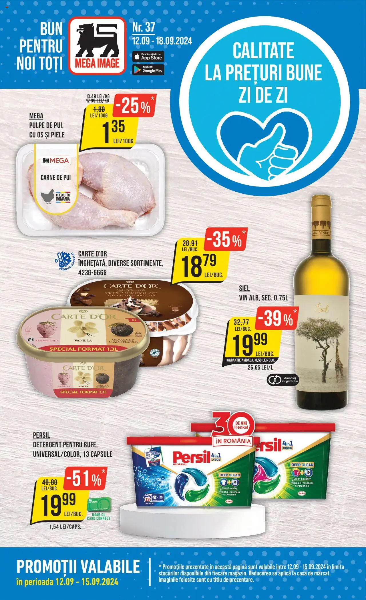 Catalog Mega Image 12 - 18 Septembrie 2024 | Pagina 1