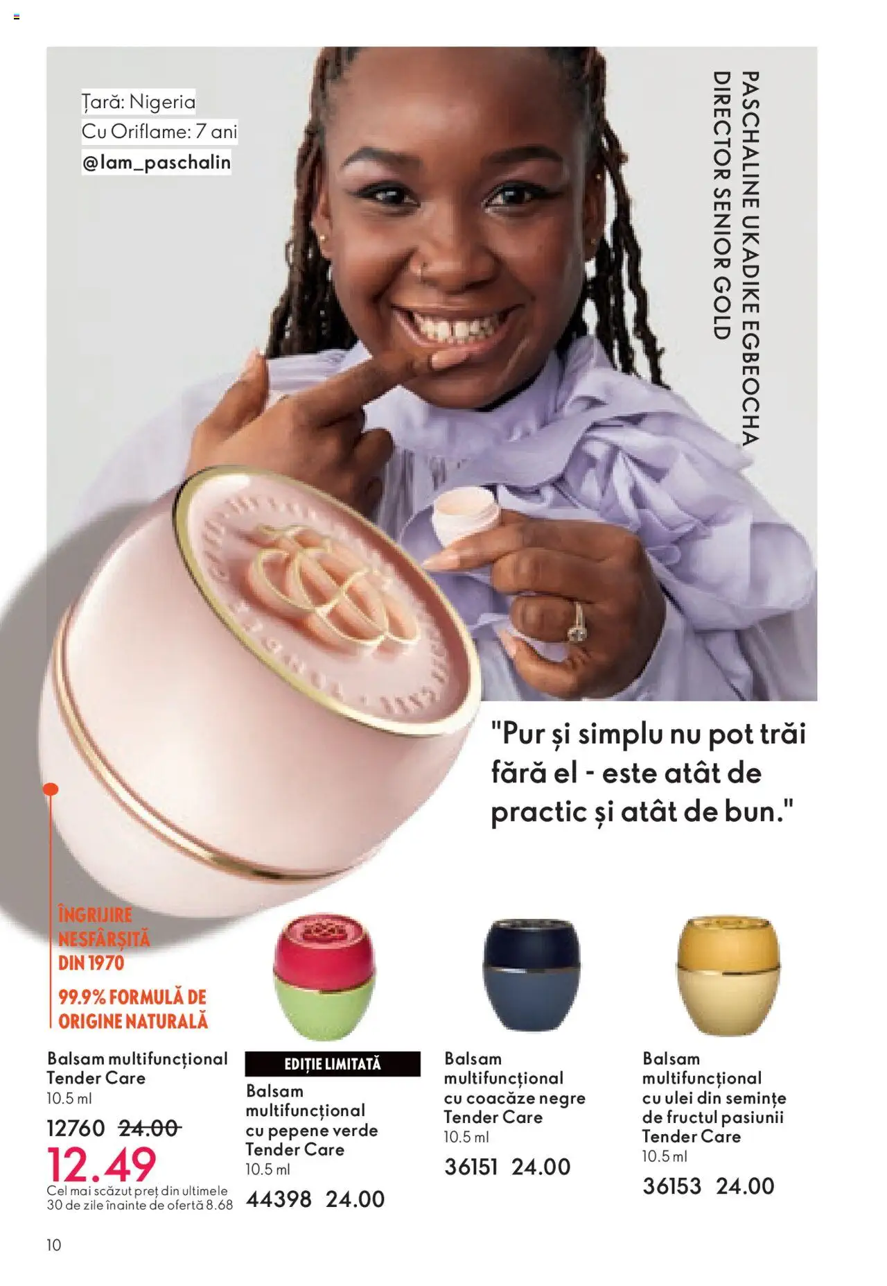 Catalog Oriflame 1 - 19 Octombrie 2024 | Pagina 10