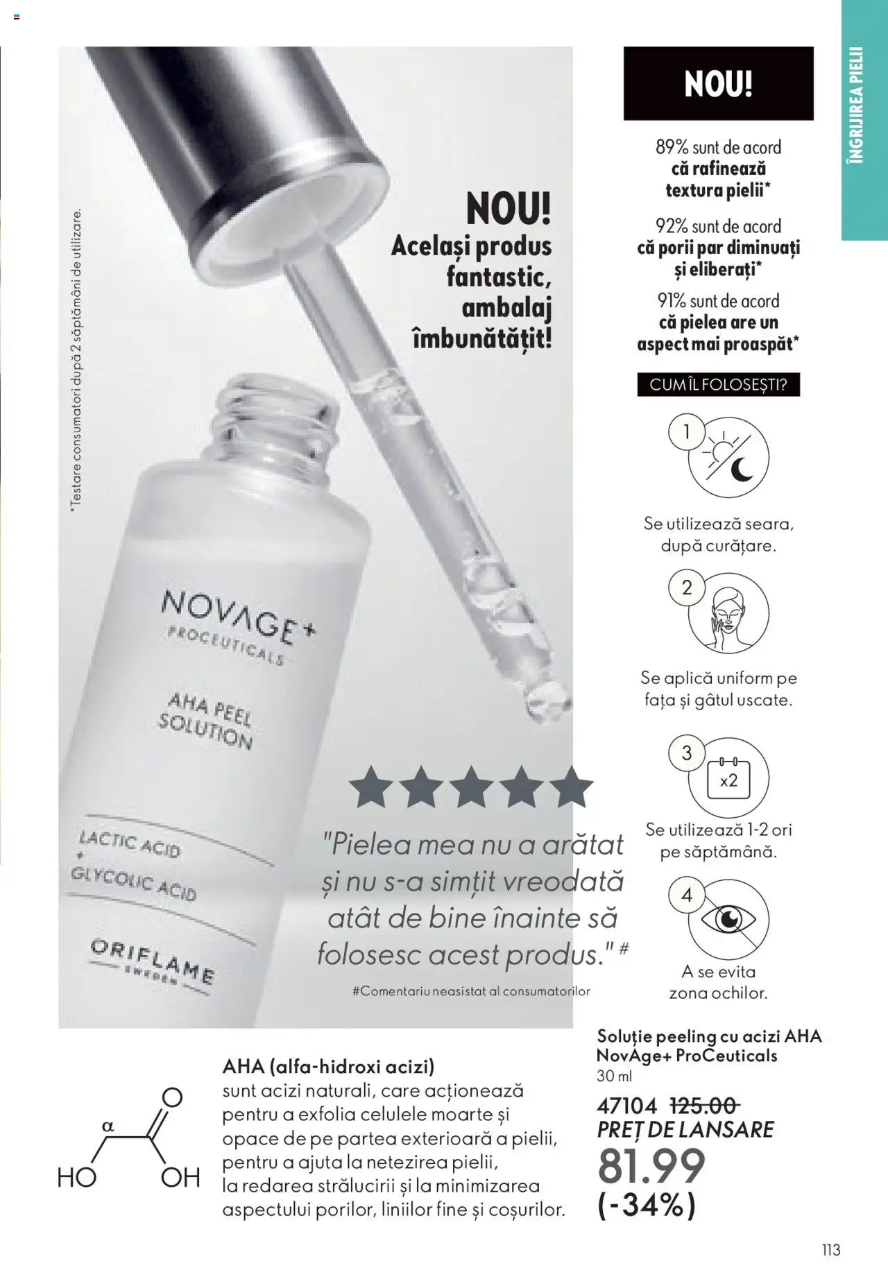 Catalog Oriflame 1 - 19 Octombrie 2024 | Pagina 113