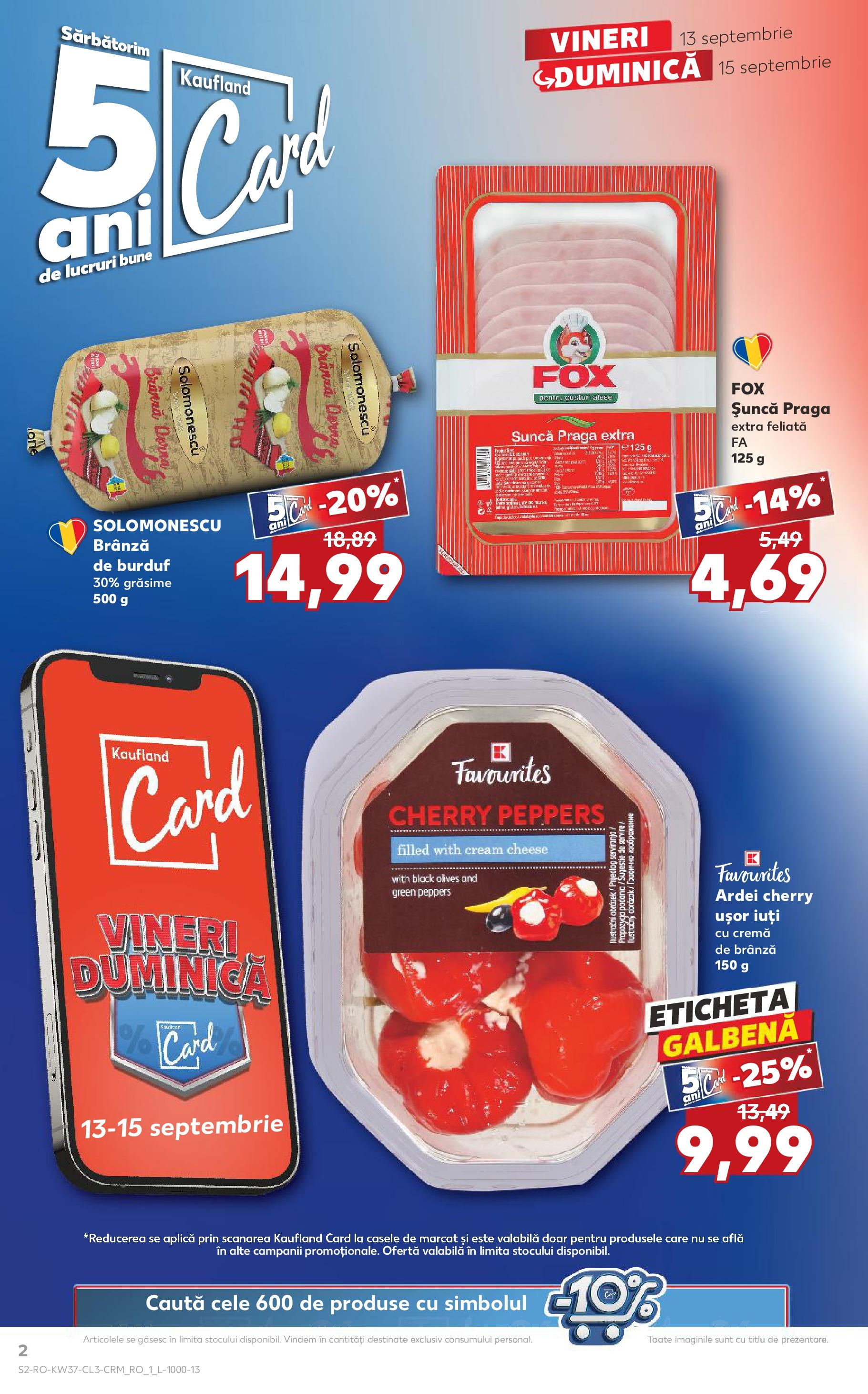 Catalog Kaufland 13 - 15 Septembrie 2024 | Pagina 2
