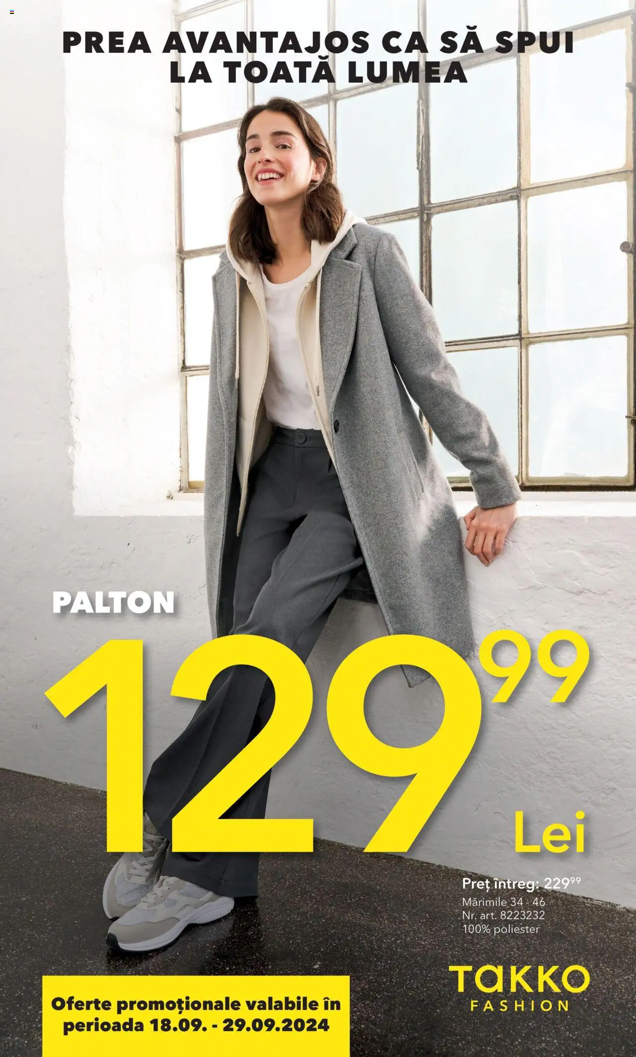 Catalog Takko 18 - 29 Septembrie 2024 | Pagina 1