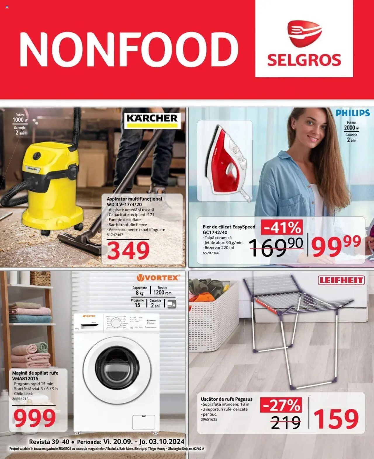 Catalog Selgros 20 Septembrie - 3 Octombrie 2024 | Pagina 1