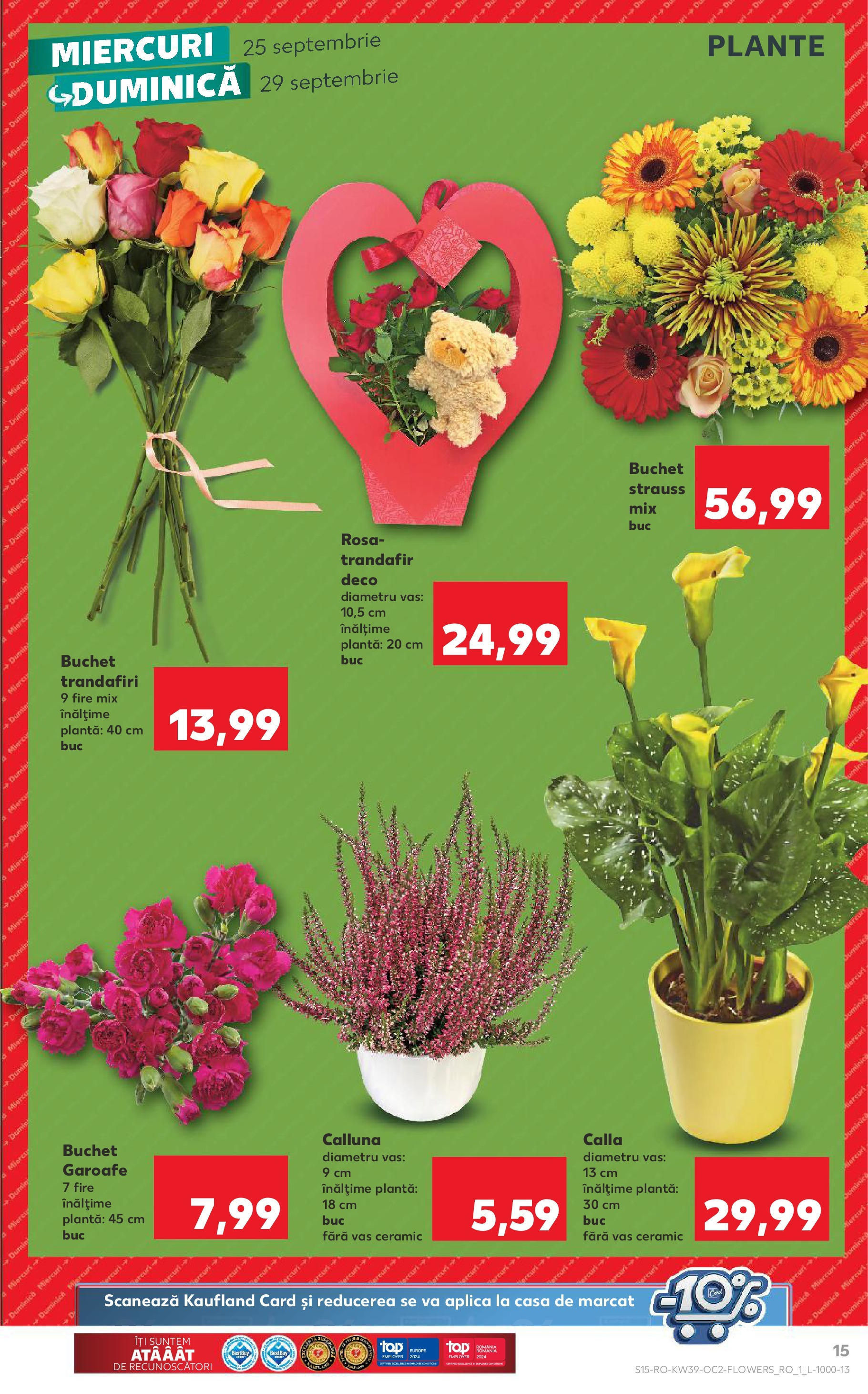 Catalog Kaufland 25 Septembrie - 1 Octombrie 2024 | Pagina 15