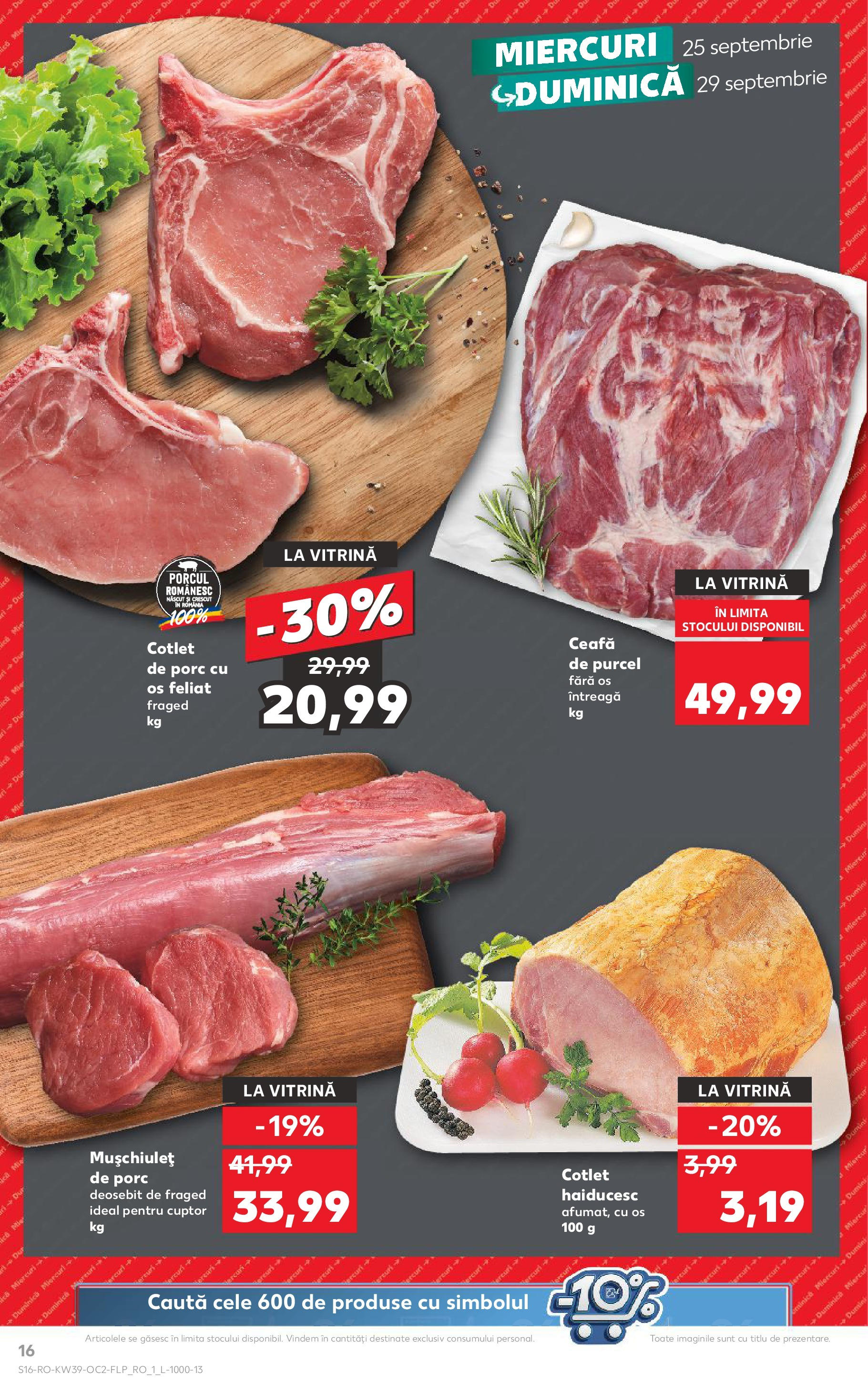 Catalog Kaufland 25 Septembrie - 1 Octombrie 2024 | Pagina 16