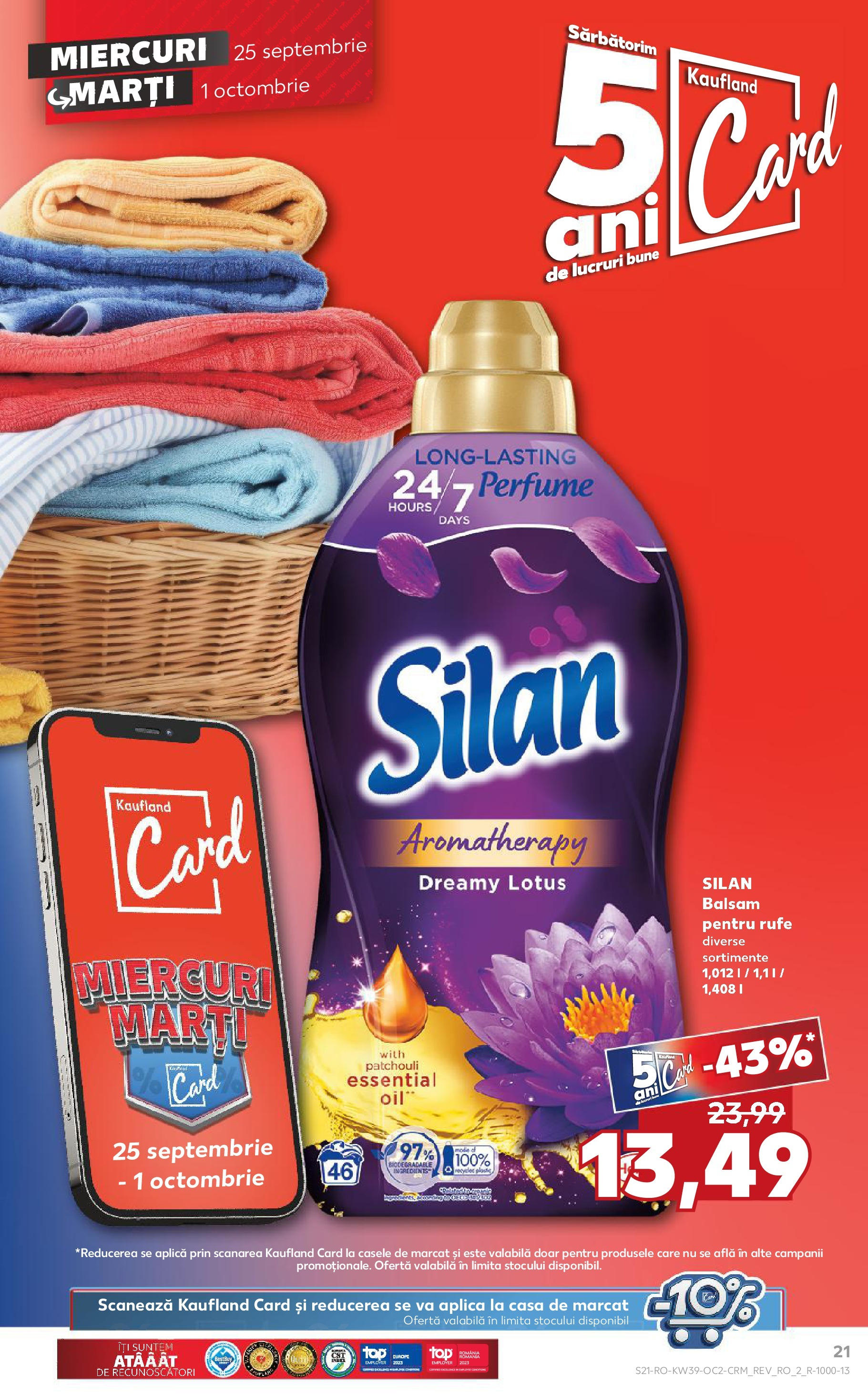 Catalog Kaufland 25 Septembrie - 1 Octombrie 2024 | Pagina 21
