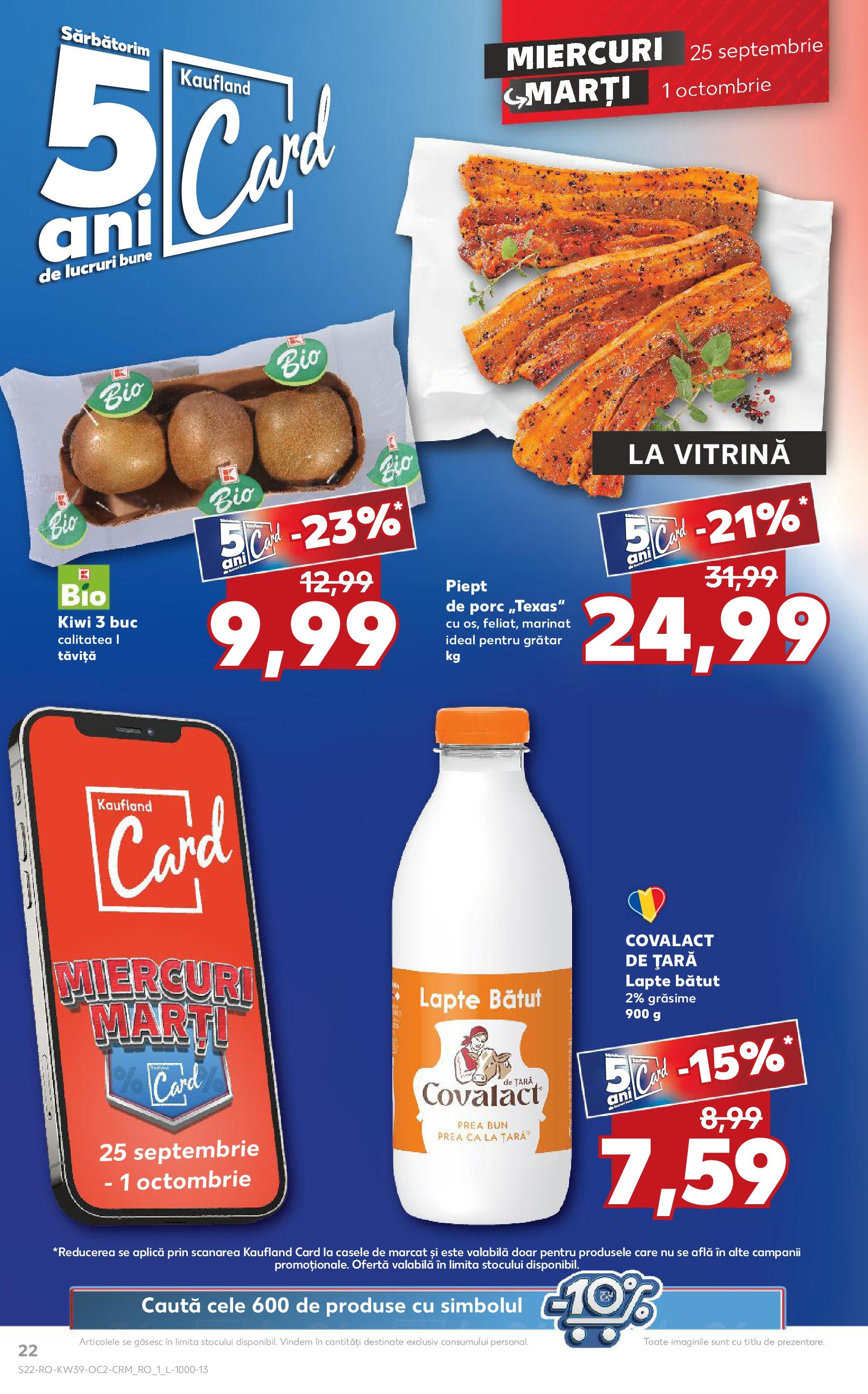 Catalog Kaufland 25 Septembrie - 1 Octombrie 2024 | Pagina 22