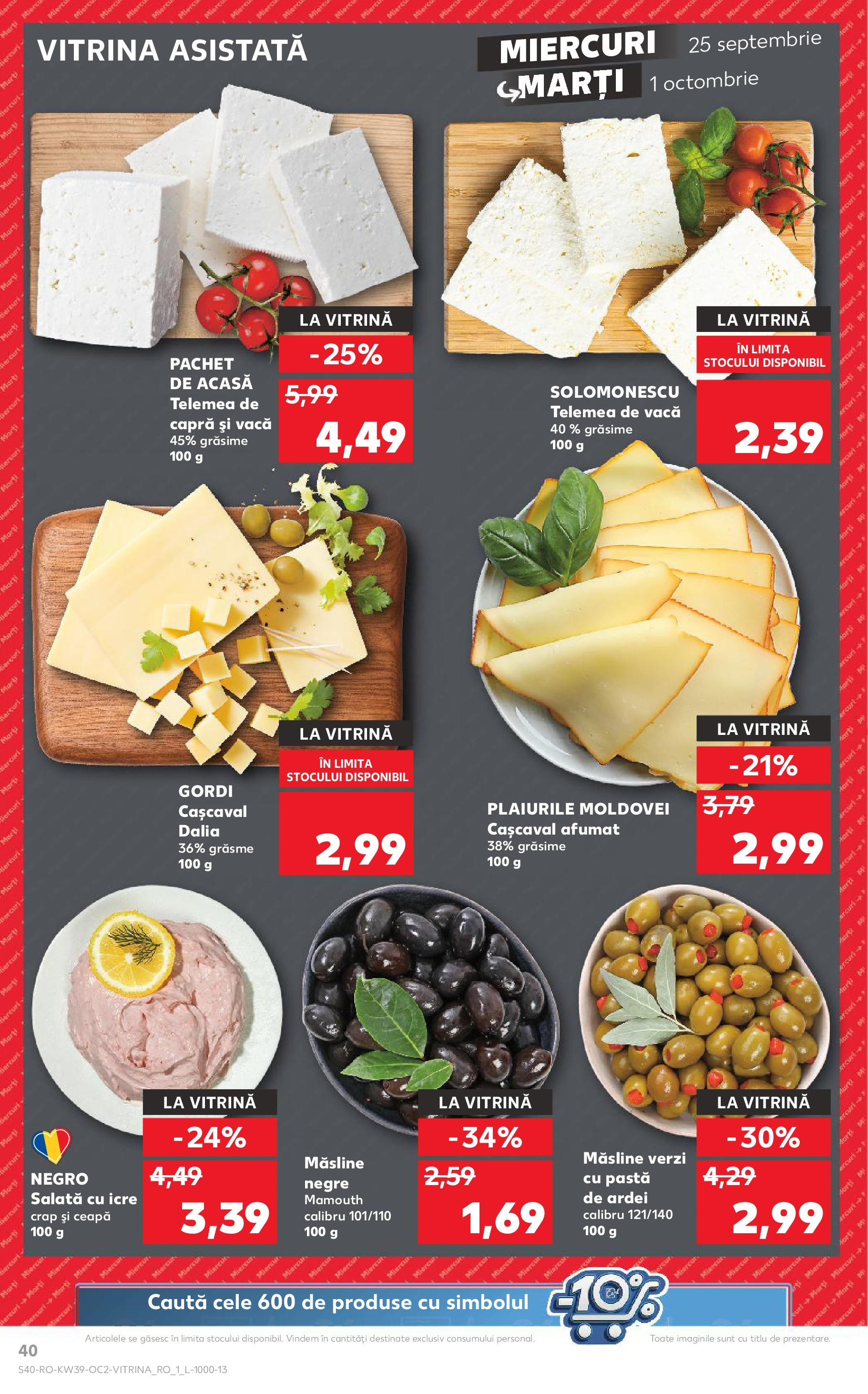 Catalog Kaufland 25 Septembrie - 1 Octombrie 2024 | Pagina 40