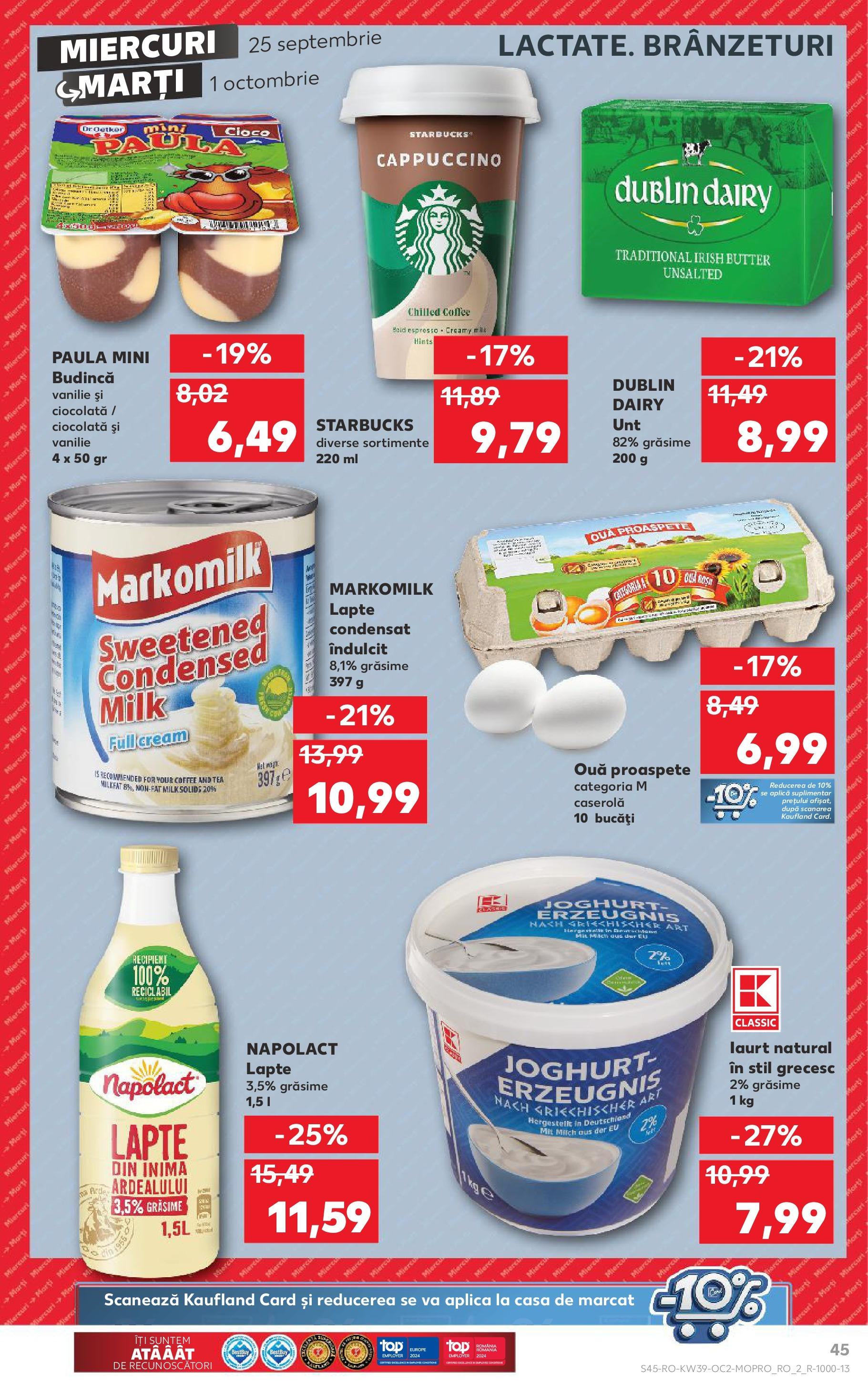 Catalog Kaufland 25 Septembrie - 1 Octombrie 2024 | Pagina 45