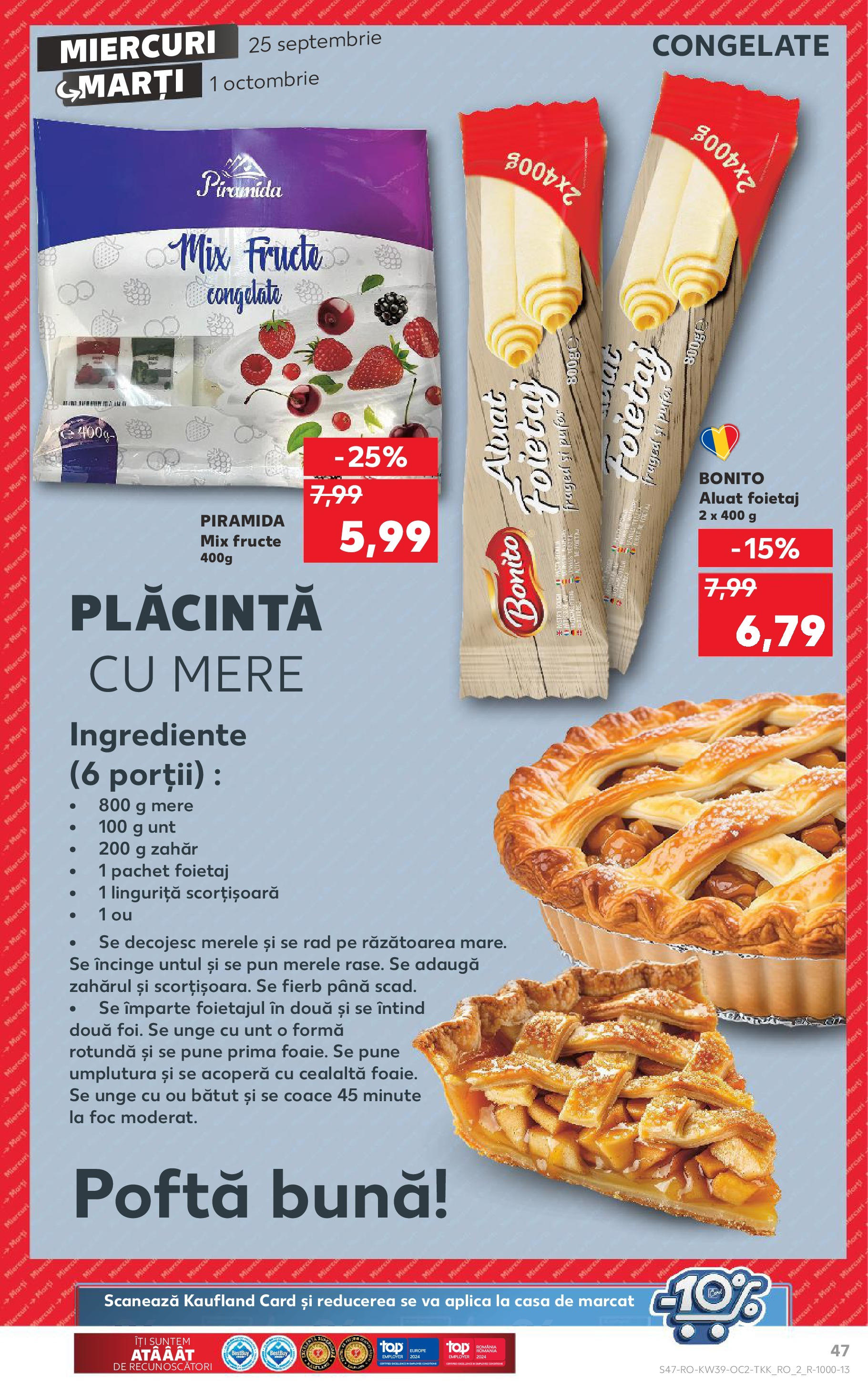 Catalog Kaufland 25 Septembrie - 1 Octombrie 2024 | Pagina 47