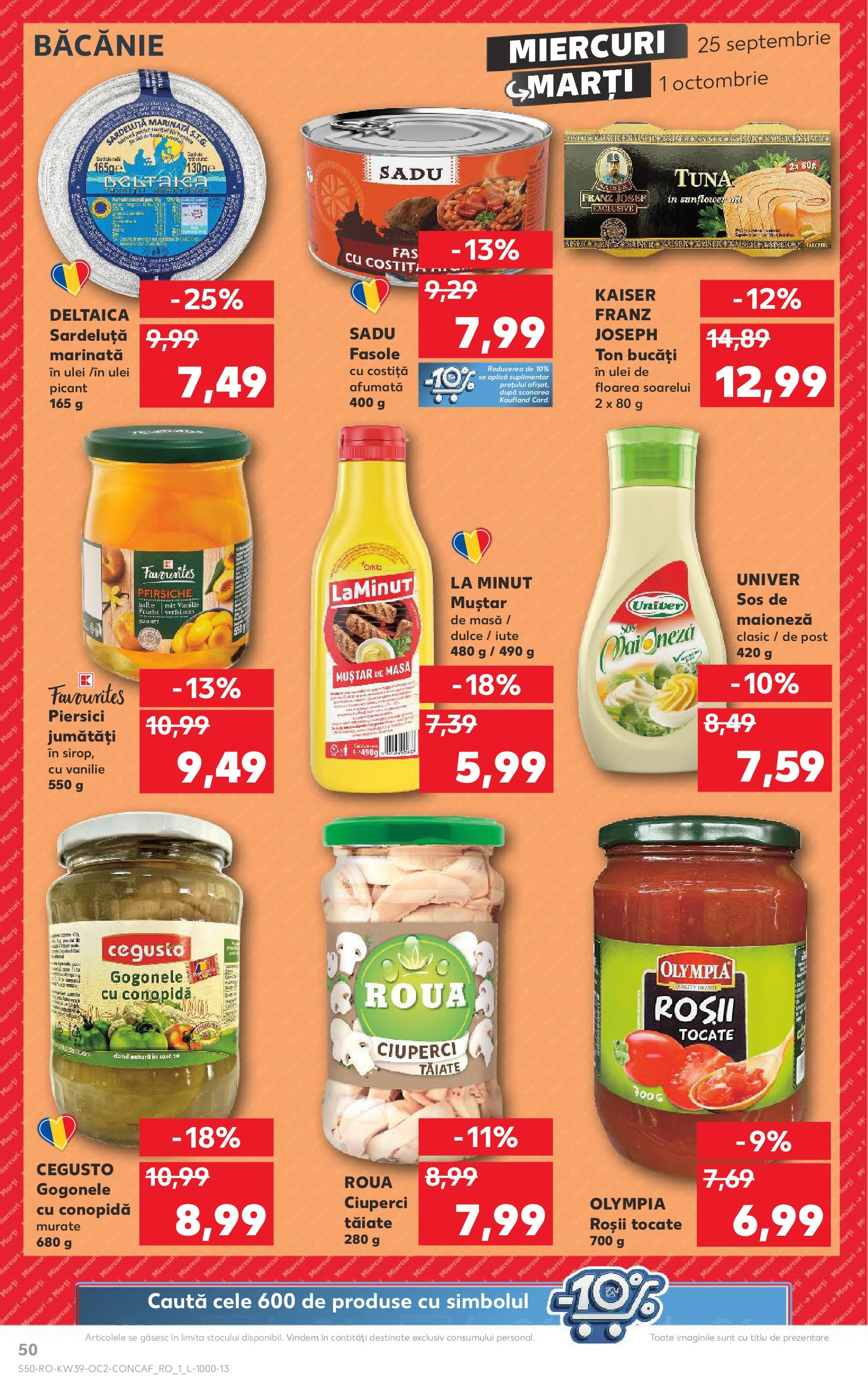 Catalog Kaufland 25 Septembrie - 1 Octombrie 2024 | Pagina 50