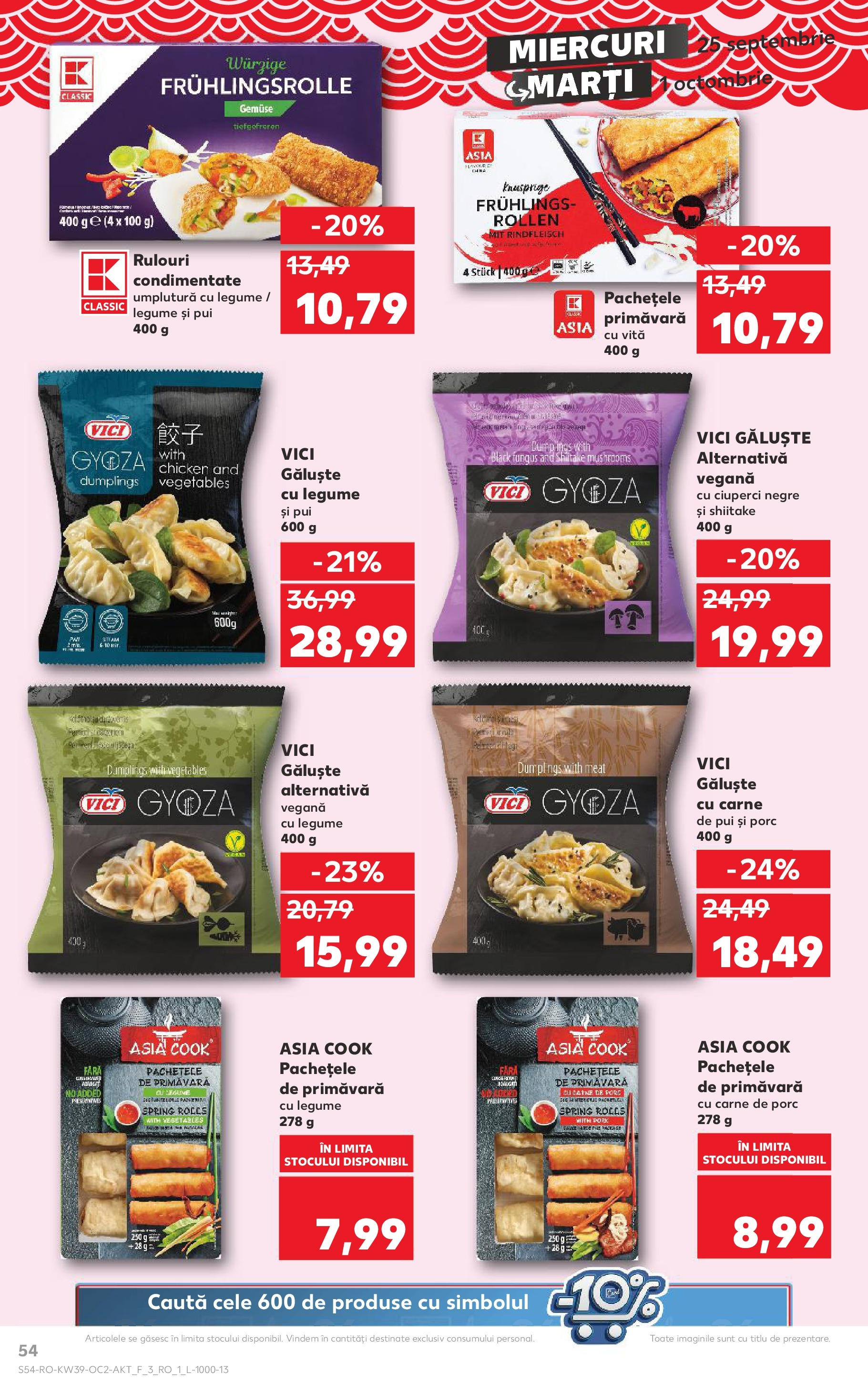 Catalog Kaufland 25 Septembrie - 1 Octombrie 2024 | Pagina 54