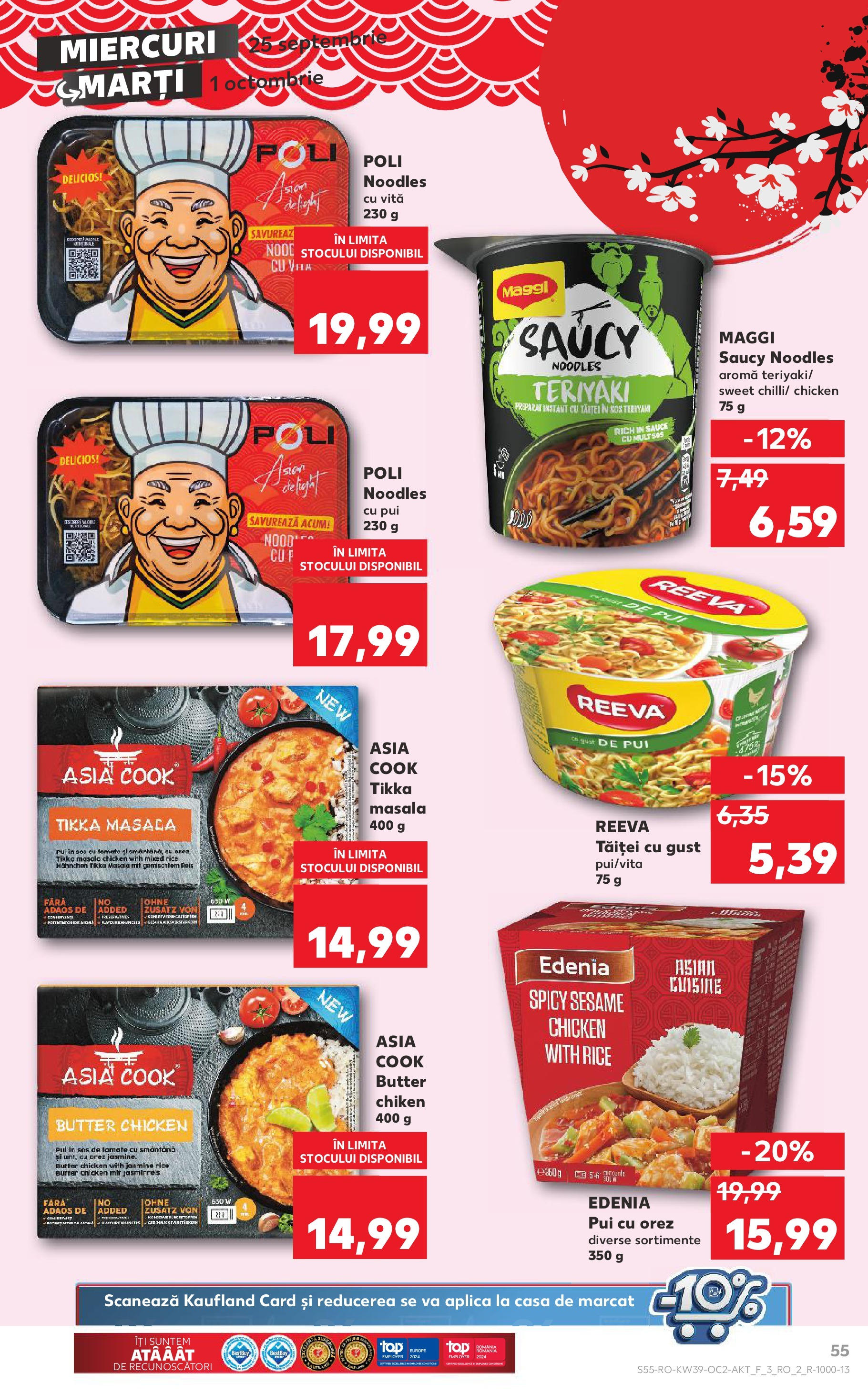 Catalog Kaufland 25 Septembrie - 1 Octombrie 2024 | Pagina 55