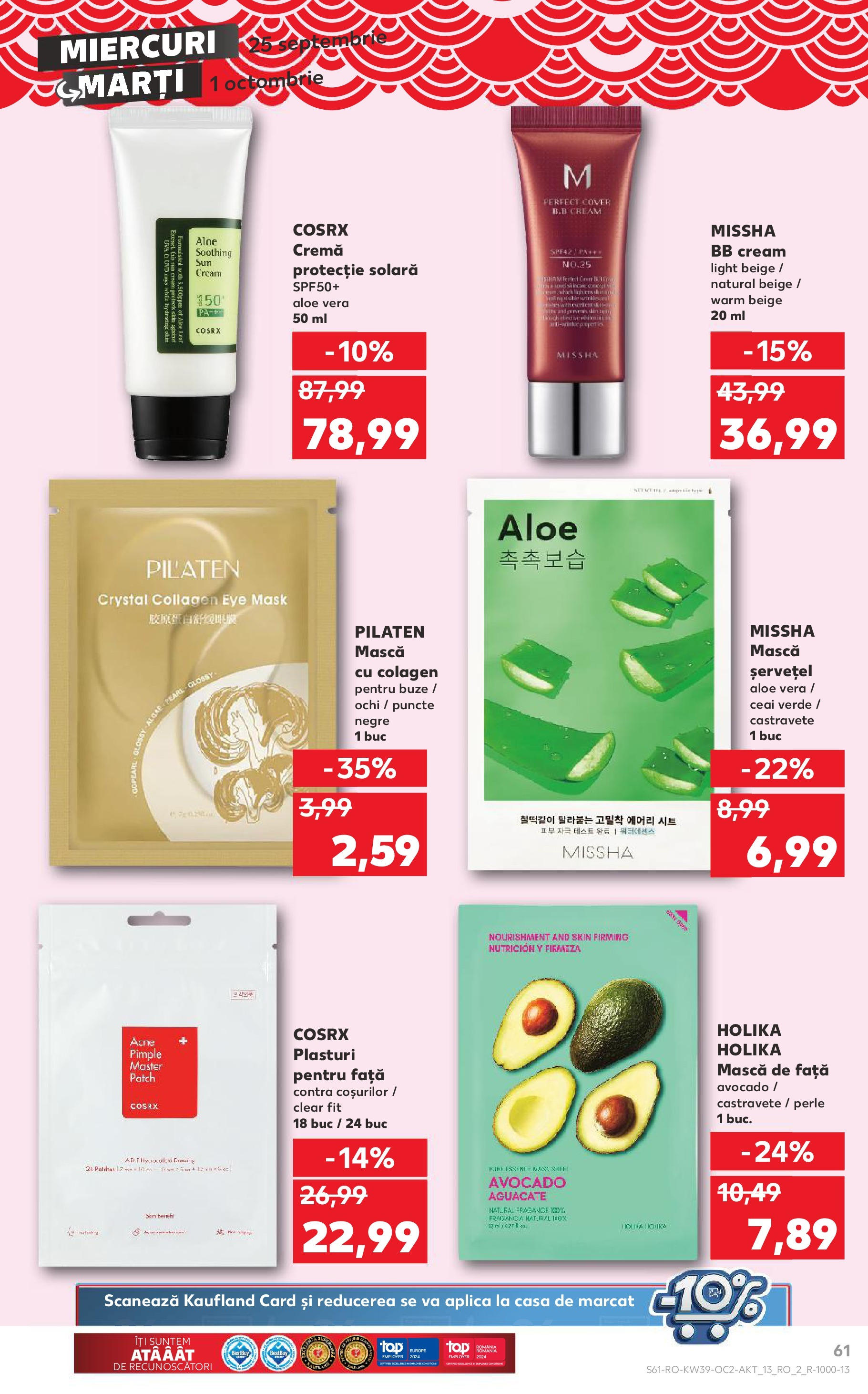 Catalog Kaufland 25 Septembrie - 1 Octombrie 2024 | Pagina 61