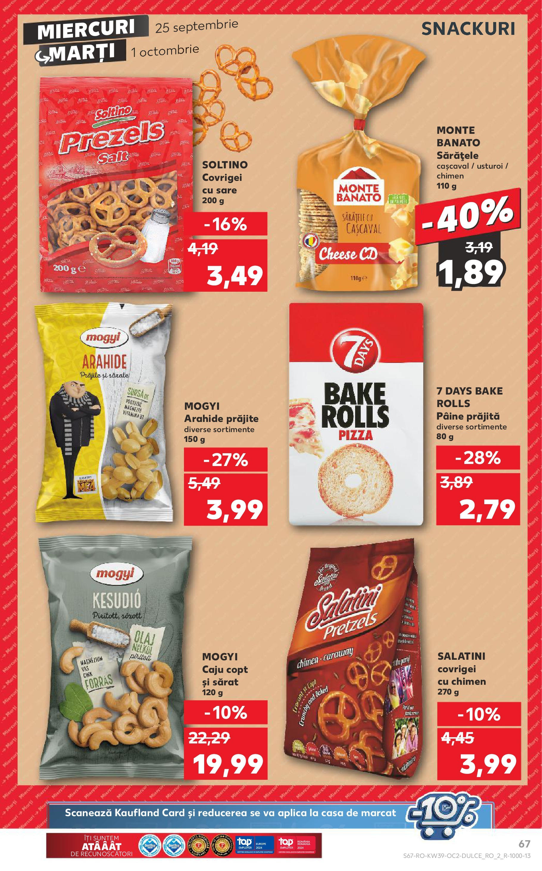 Catalog Kaufland 25 Septembrie - 1 Octombrie 2024 | Pagina 67