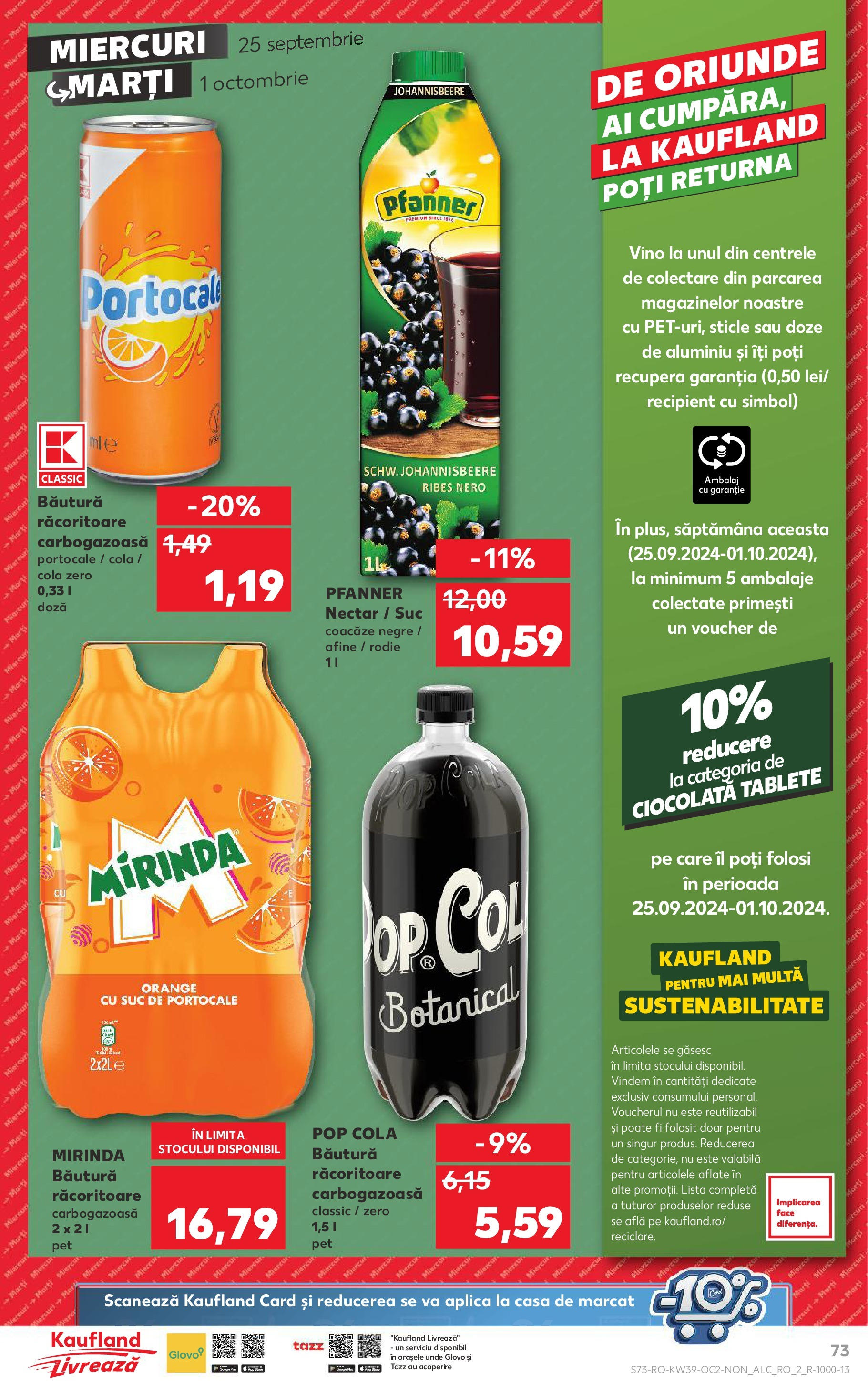 Catalog Kaufland 25 Septembrie - 1 Octombrie 2024 | Pagina 73