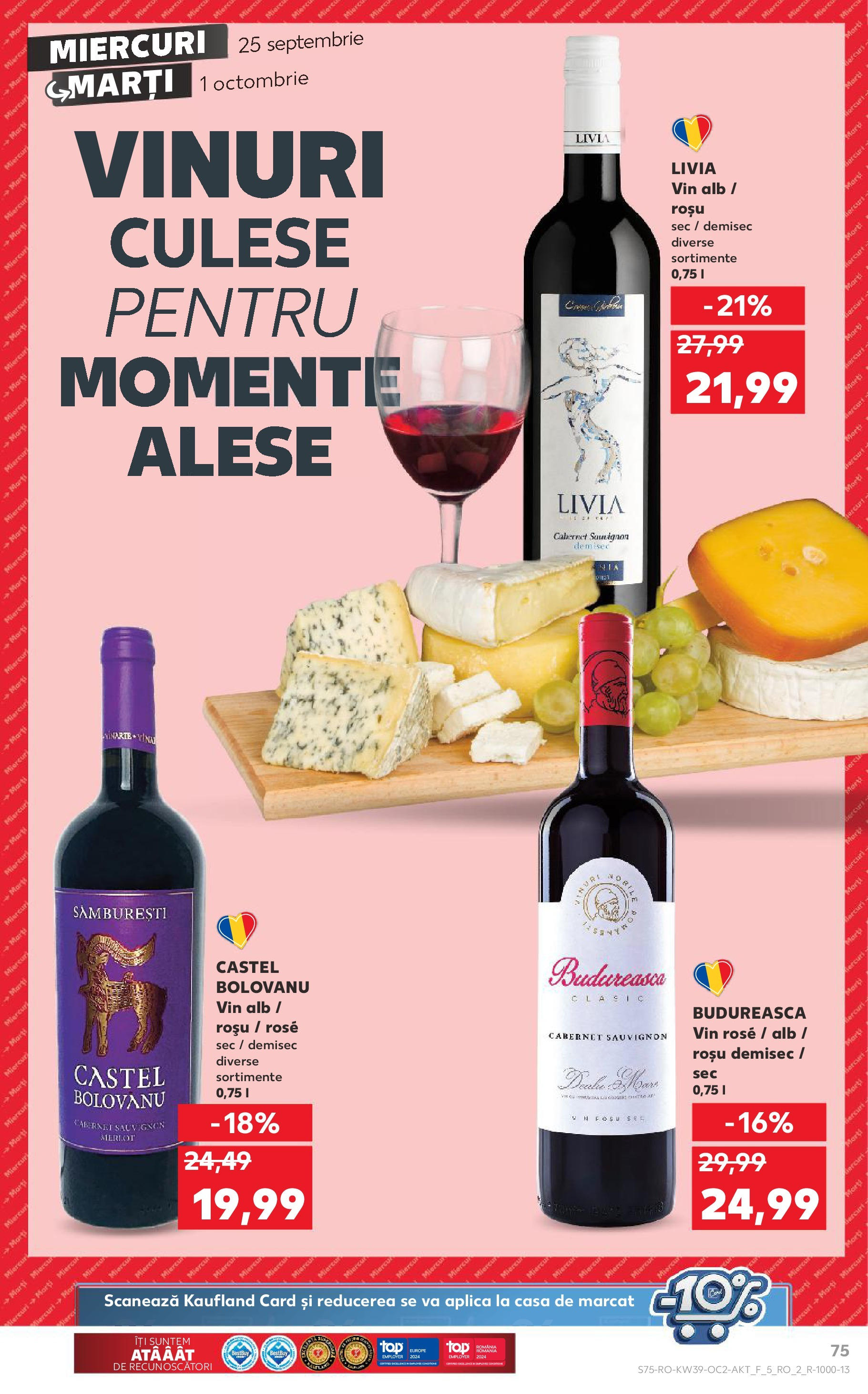 Catalog Kaufland 25 Septembrie - 1 Octombrie 2024 | Pagina 75