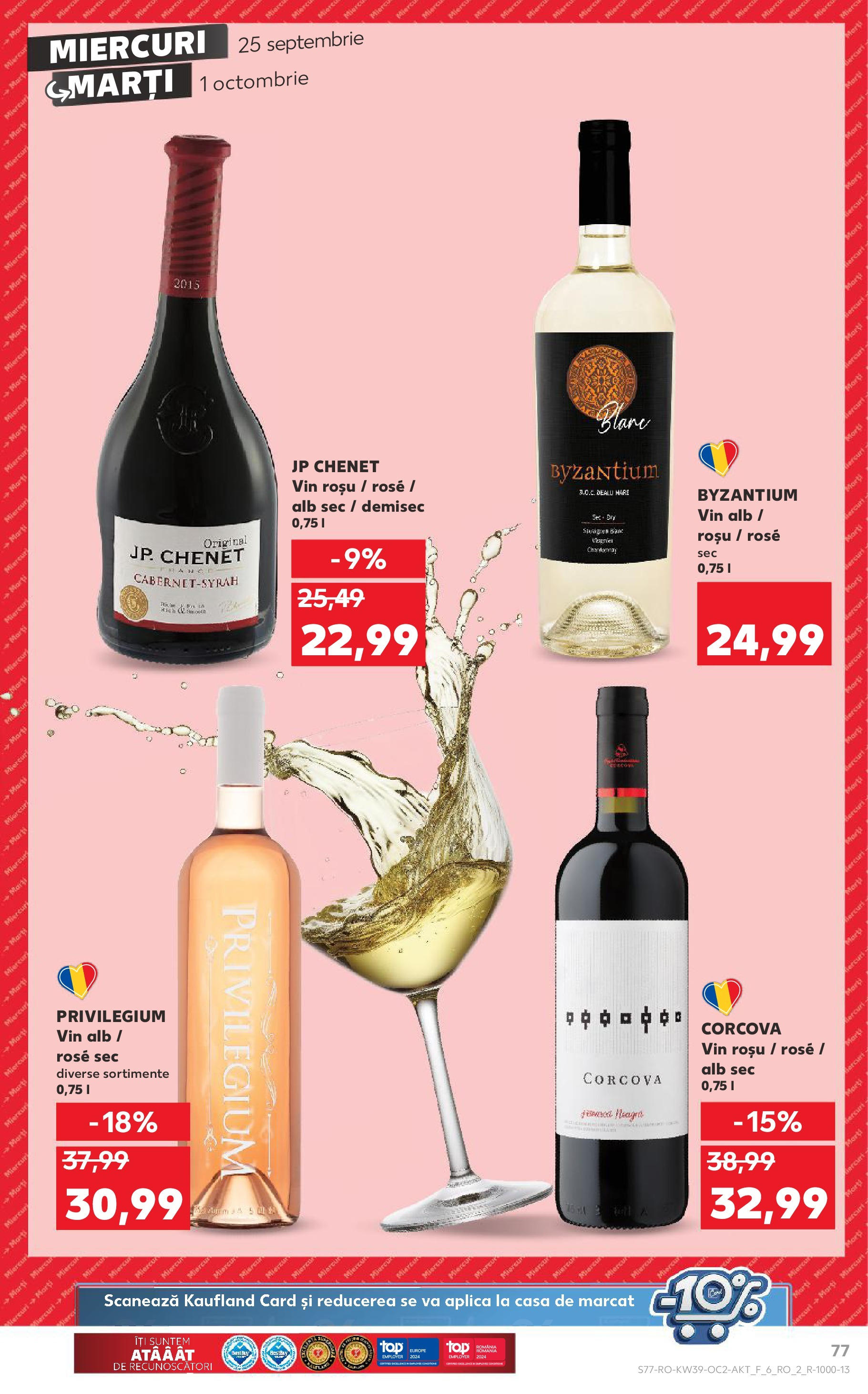 Catalog Kaufland 25 Septembrie - 1 Octombrie 2024 | Pagina 77