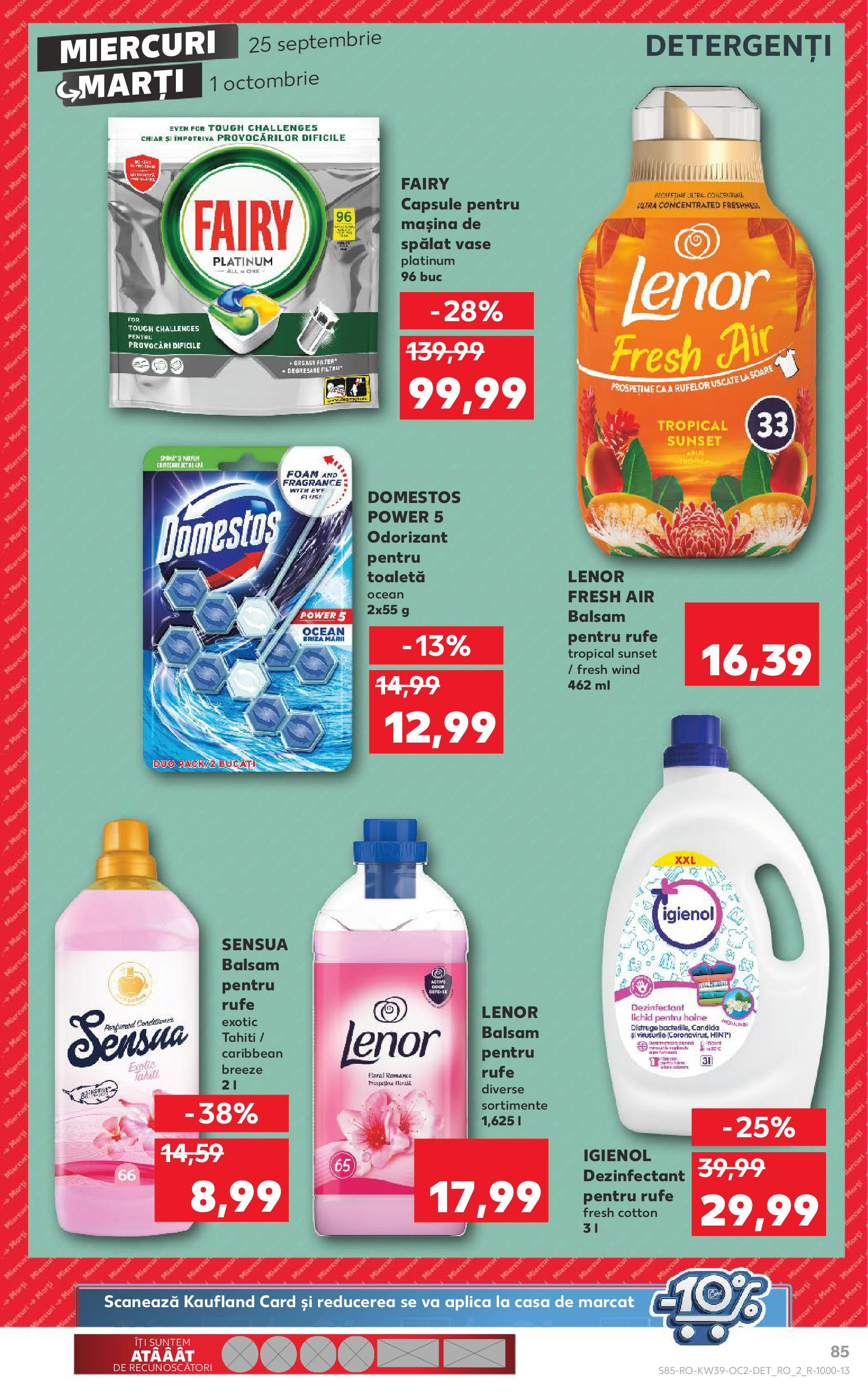 Catalog Kaufland 25 Septembrie - 1 Octombrie 2024 | Pagina 85
