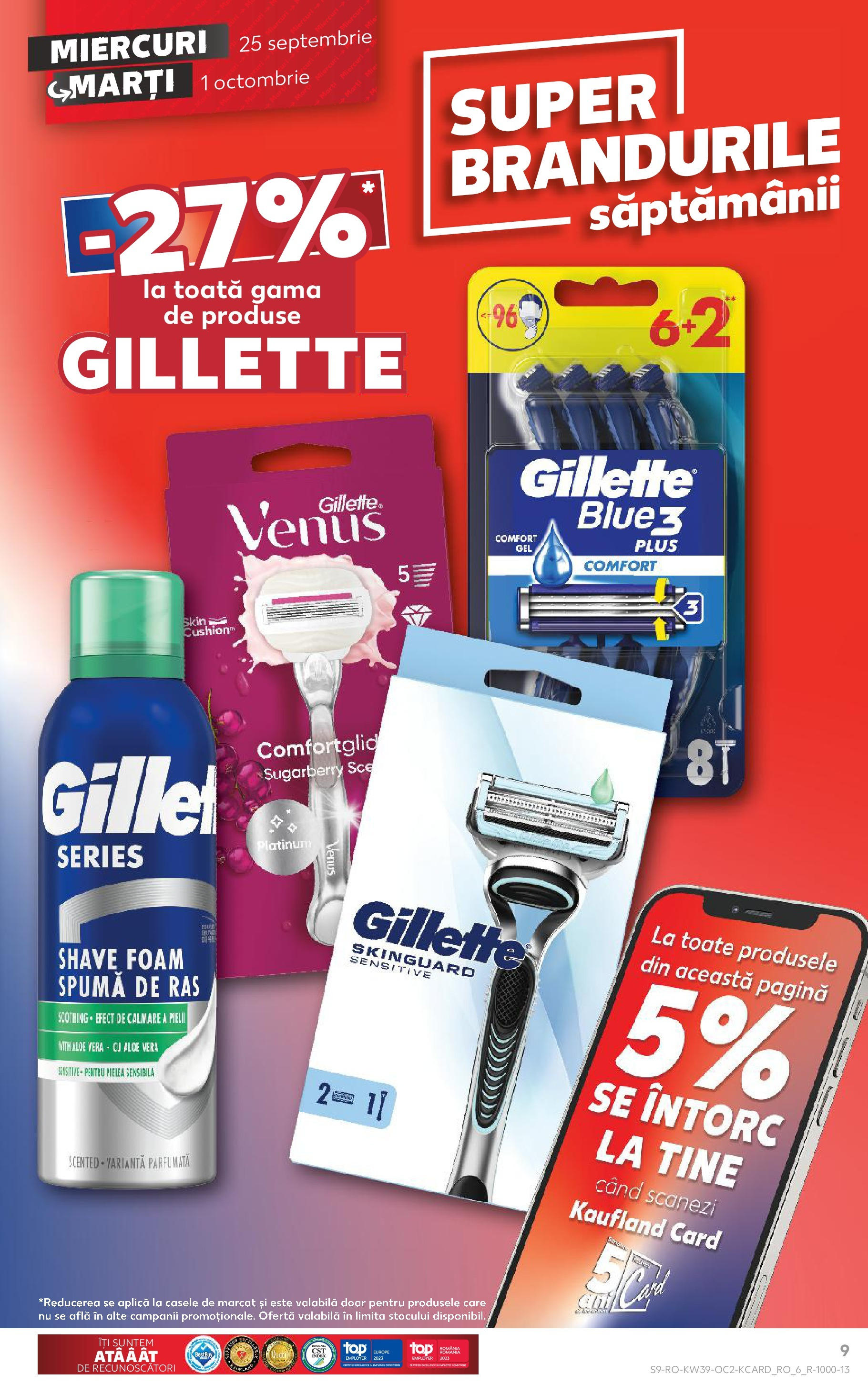 Catalog Kaufland 25 Septembrie - 1 Octombrie 2024 | Pagina 9