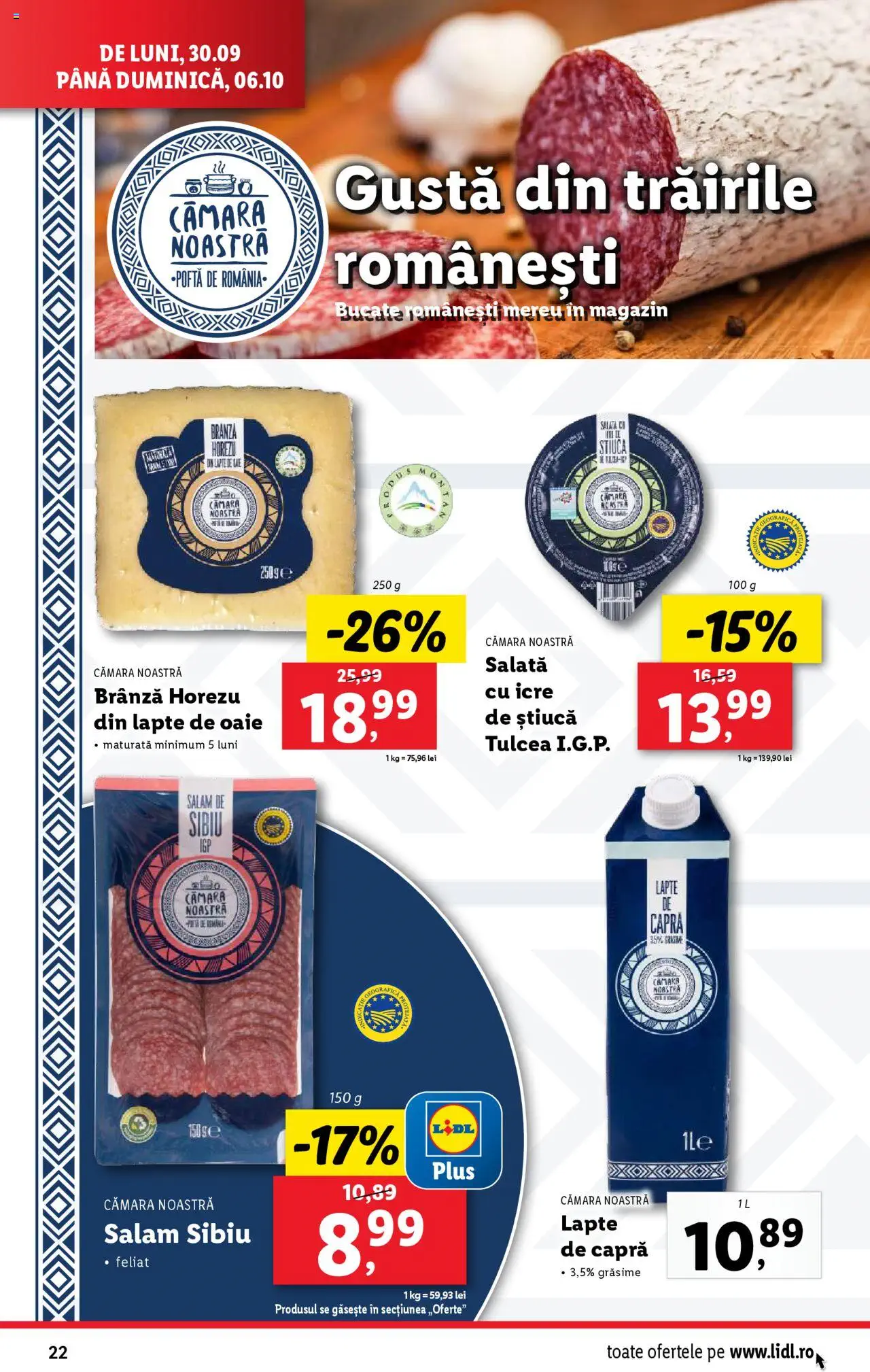 Catalog LIDL 30 Septembrie - 6 Octombrie 2024 | Pagina 22