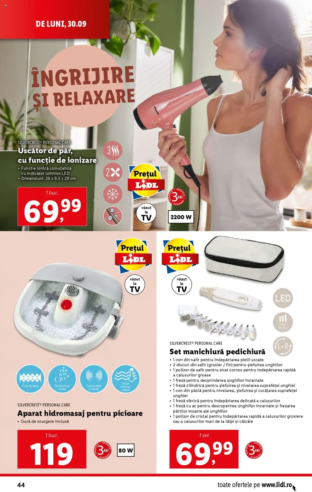 Catalog LIDL 30 Septembrie - 6 Octombrie 2024 | Pagina 44